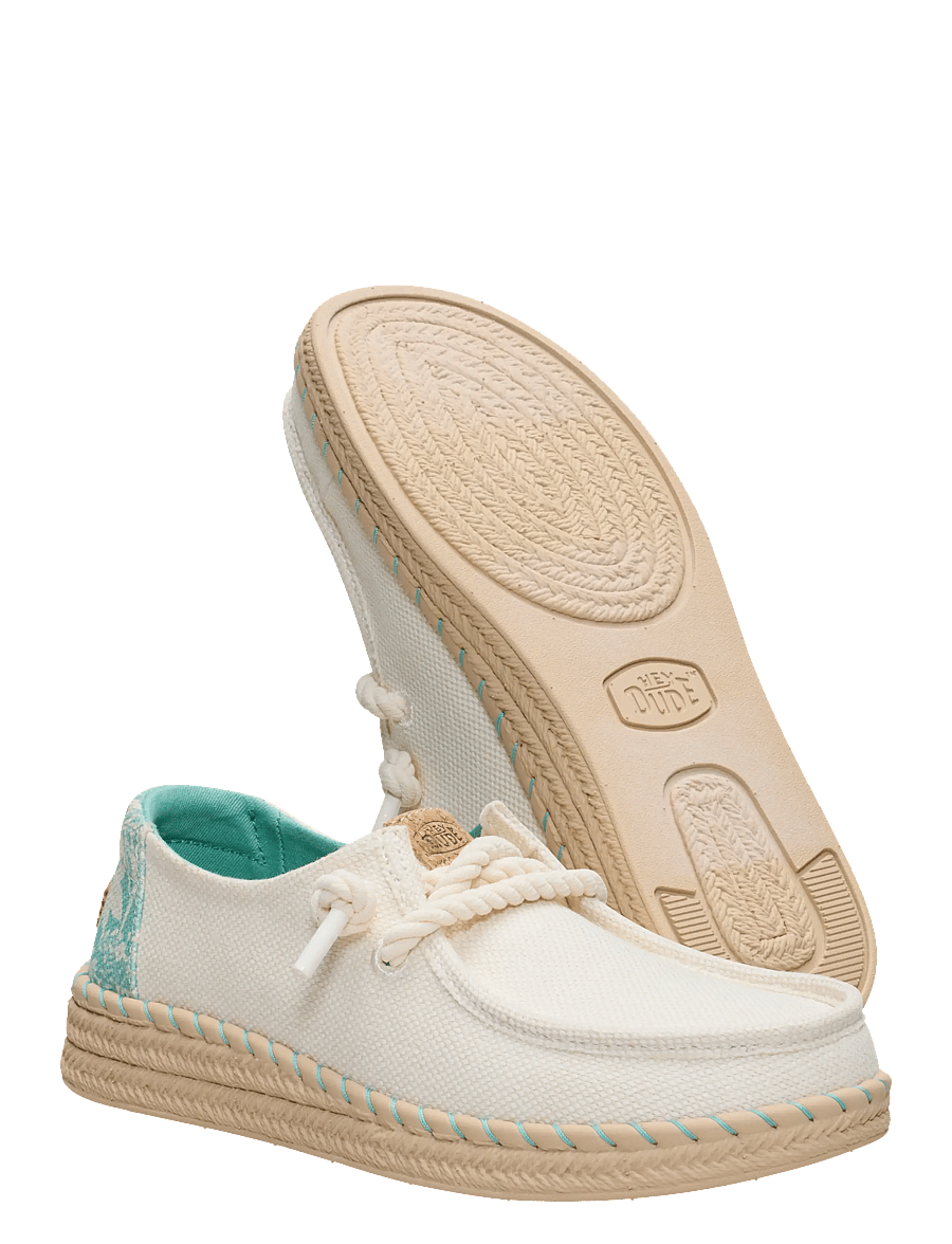 Hey Dude - WENDY ESPADRILLE - sejlersko - egret/multi - 3
