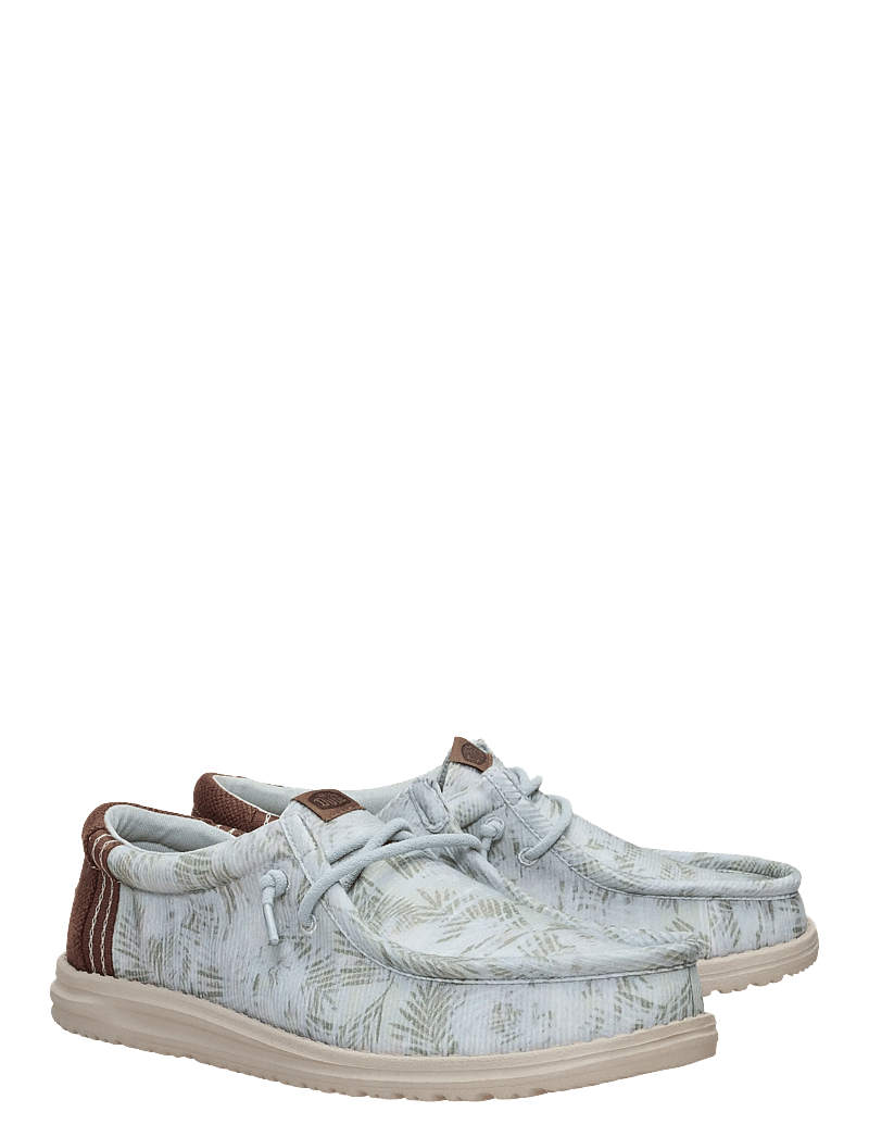 Hey Dude - WALLY WASHED - seglarskor - harbor green/multi - 1