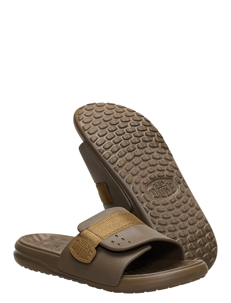 Hey Dude - WAVE ALT SLIDE - urlaubsfavoriten - teak brown - 3