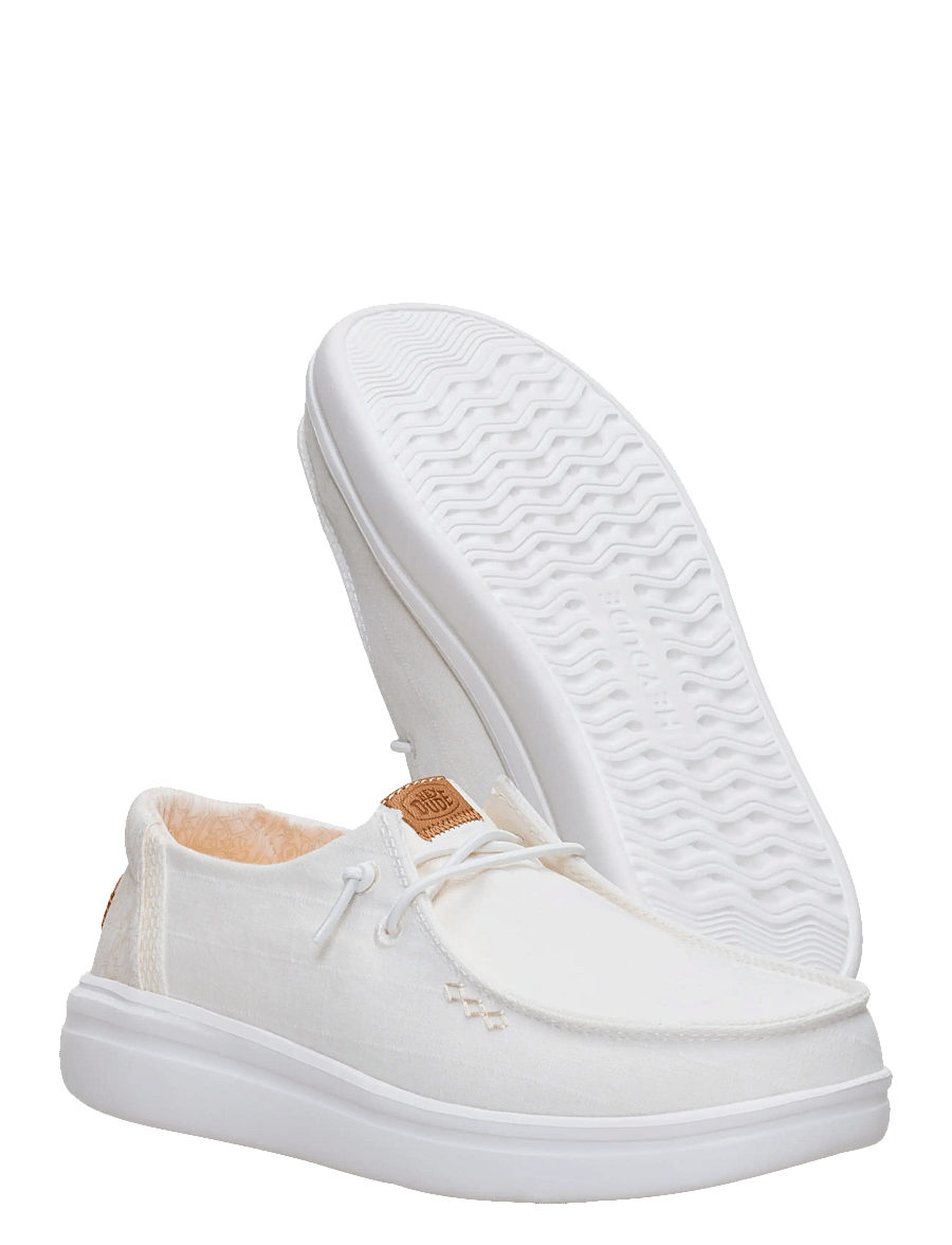 Hey Dude - WENDY RISE CHAMBRAY - seilersko - snow white - 3