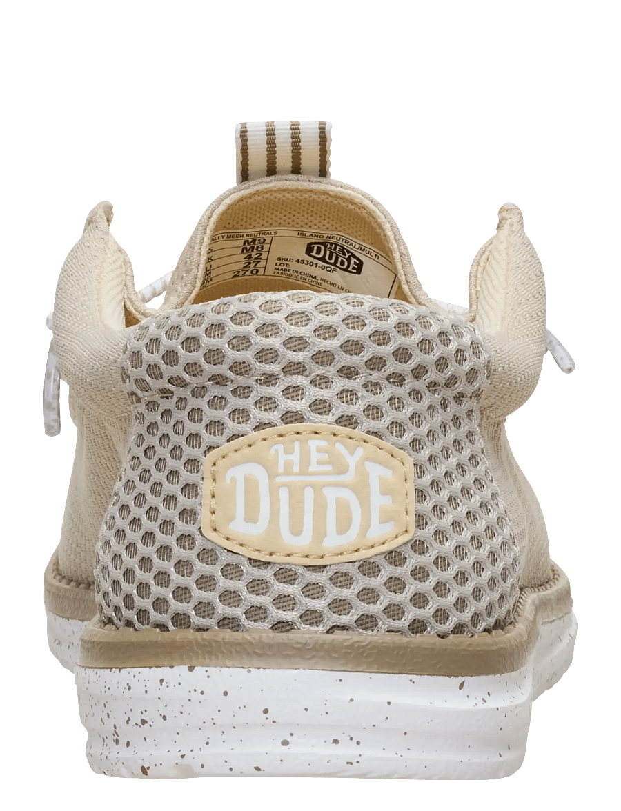 Hey Dude - WALLY MESH - sejlersko - island neutral/multi - 5
