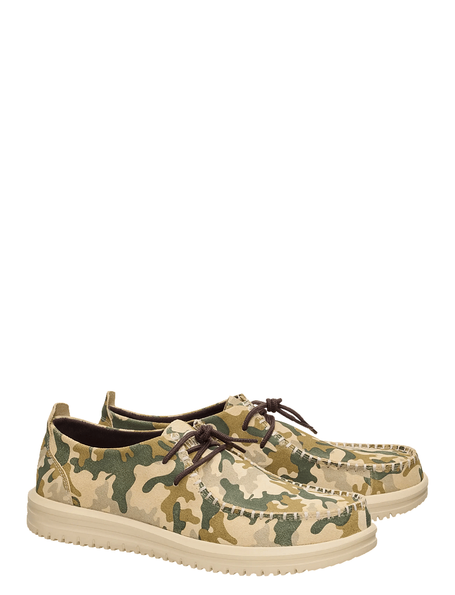 Hey Dude - WALLY NXT MOC - lágir strigaskór - boulder tan/dawm multi - 1