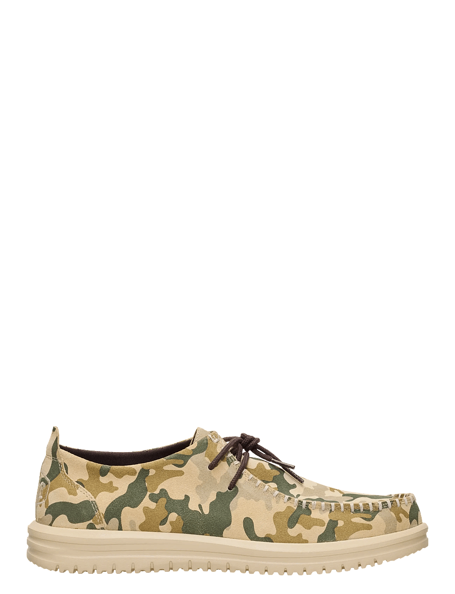 Hey Dude - WALLY NXT MOC - lágir strigaskór - boulder tan/dawm multi - 2