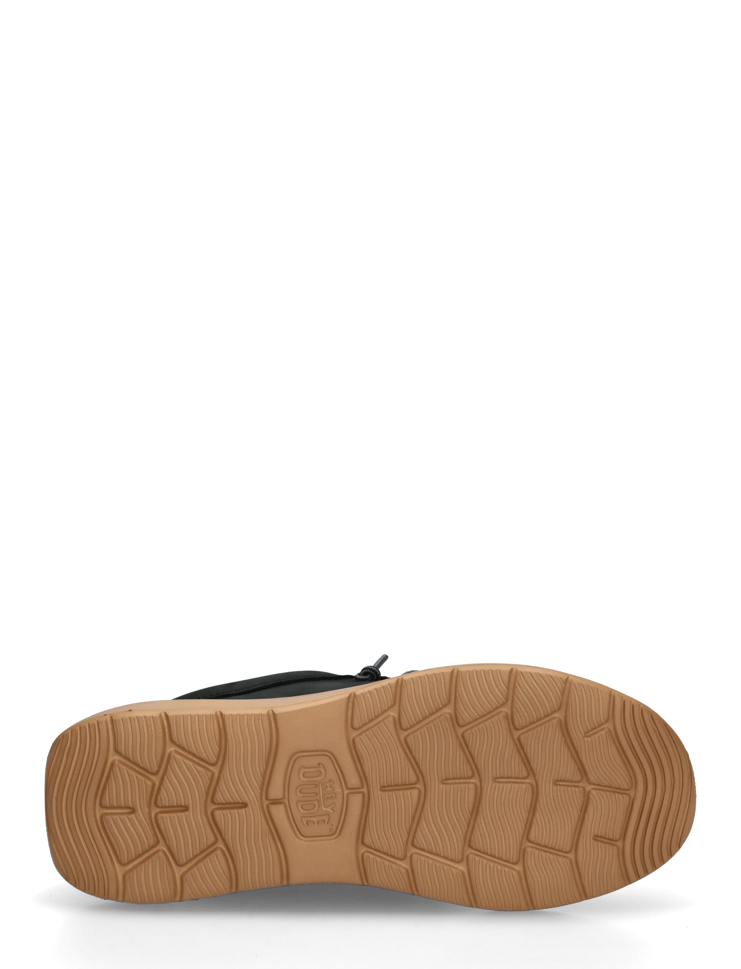 Hey Dude - WALLY COMF FULL GRAIN LEATHER - kollektionen - black/tobacco brown - 4