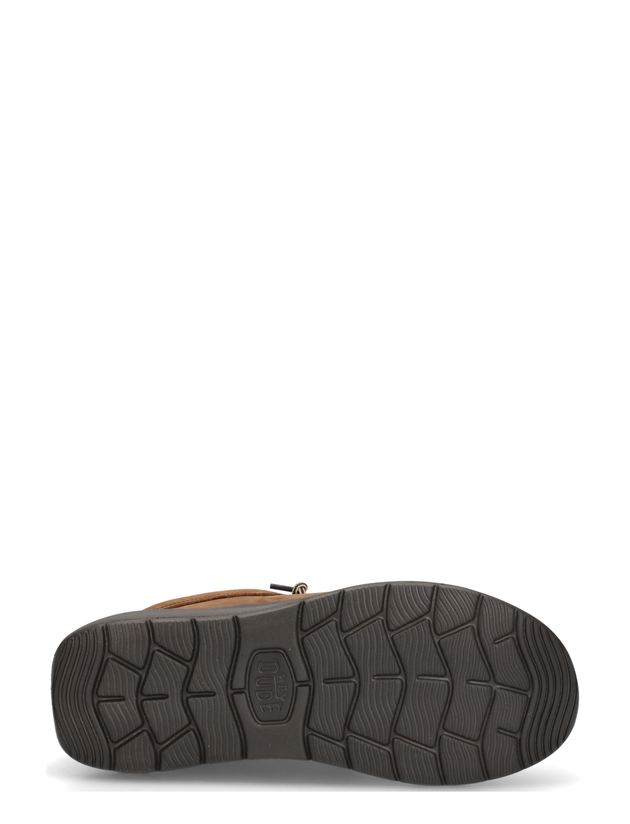 Hey Dude - WALLY COMF FULL GRAIN LEATHER - robe brown/mole brown - 4