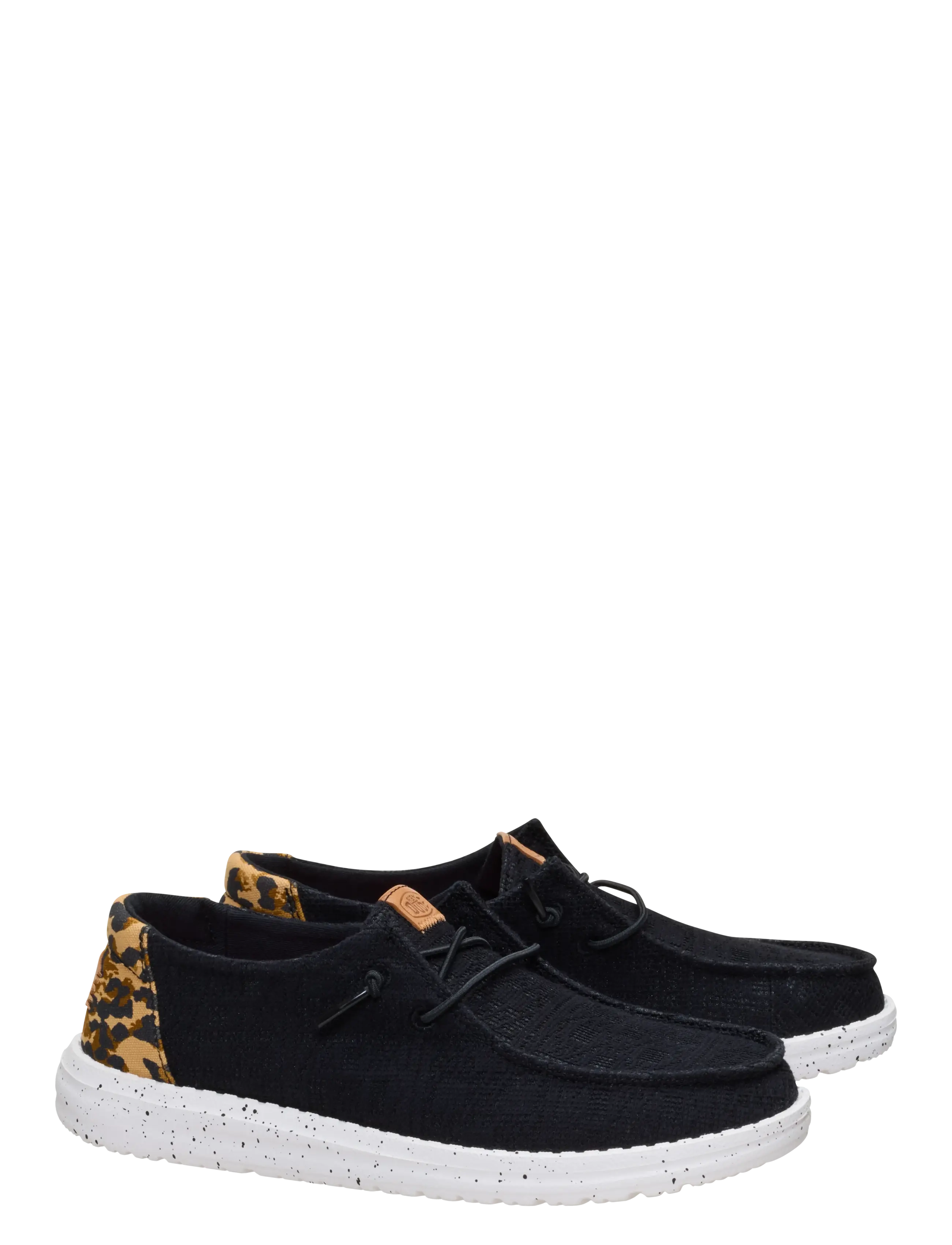 Hey Dude - WENDY WILDCAT - purjekingad - black/leopard - 1