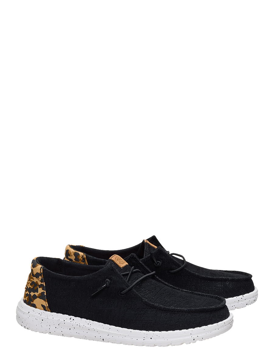 Hey Dude - WENDY WILDCAT - bootsschuhe - black/leopard - 1