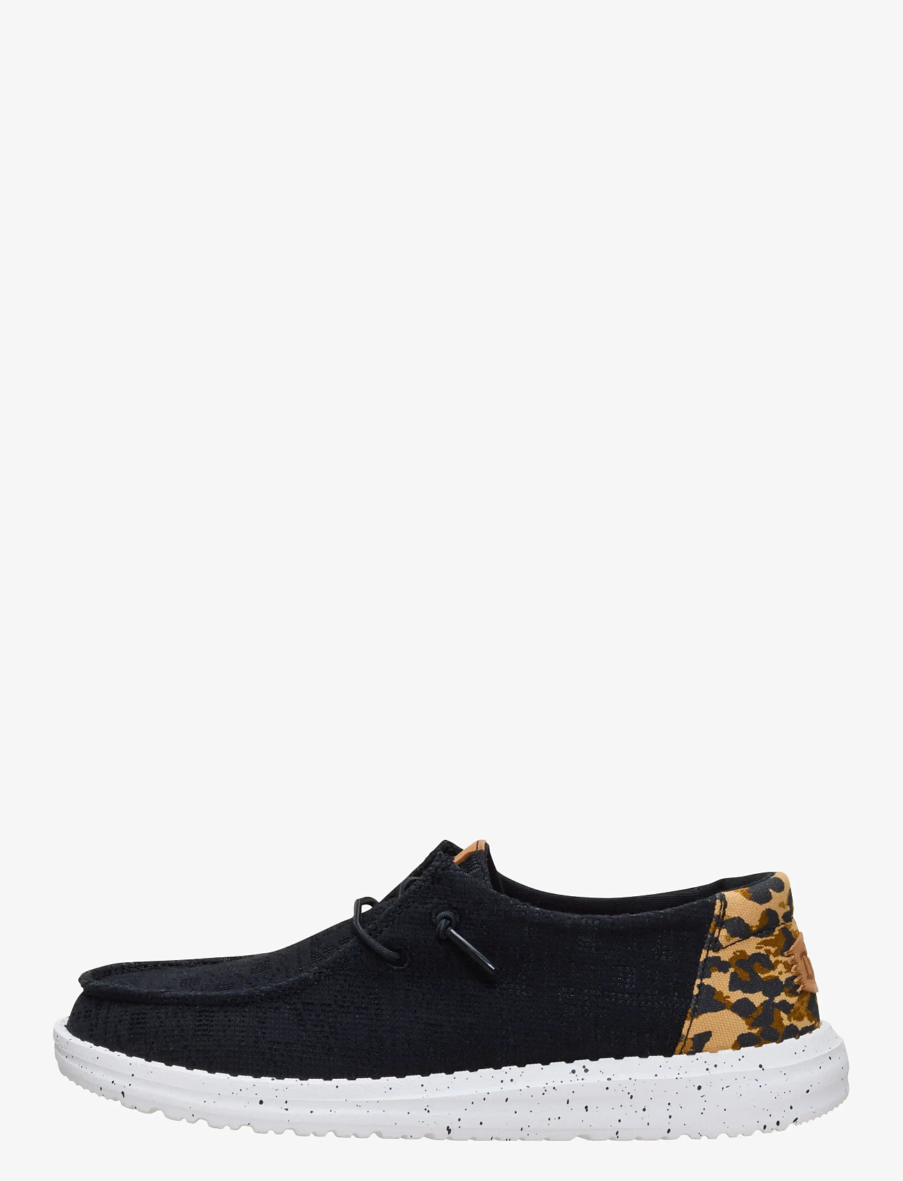 Hey Dude - WENDY WILDCAT - boat shoes - black/leopard - 3