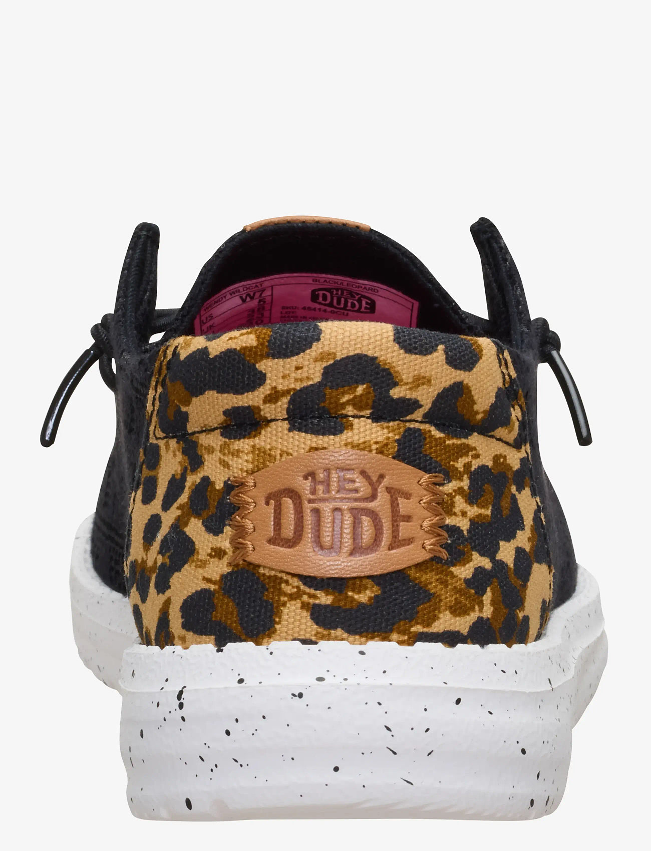 Hey Dude - WENDY WILDCAT - boat shoes - black/leopard - 5