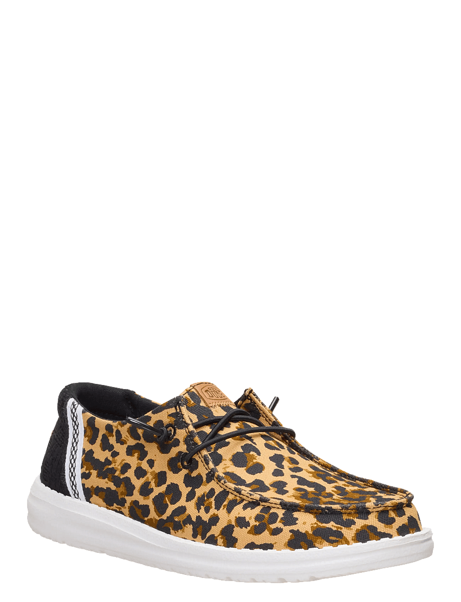 Hey Dude - WENDY WILDCAT - buty na łódź - leopard - 0