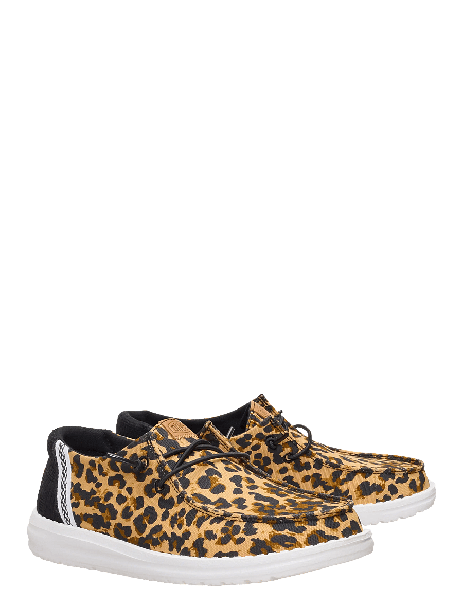 Hey Dude - WENDY WILDCAT - buty na łódź - leopard - 1