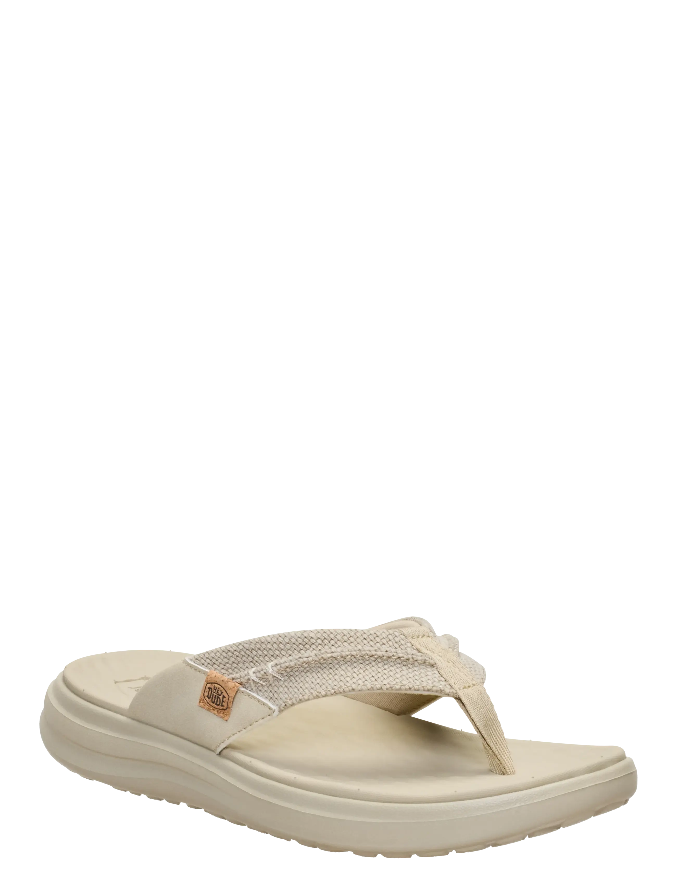 Hey Dude FINN FLIP BRAIDED - Schuhe - TAN / cream