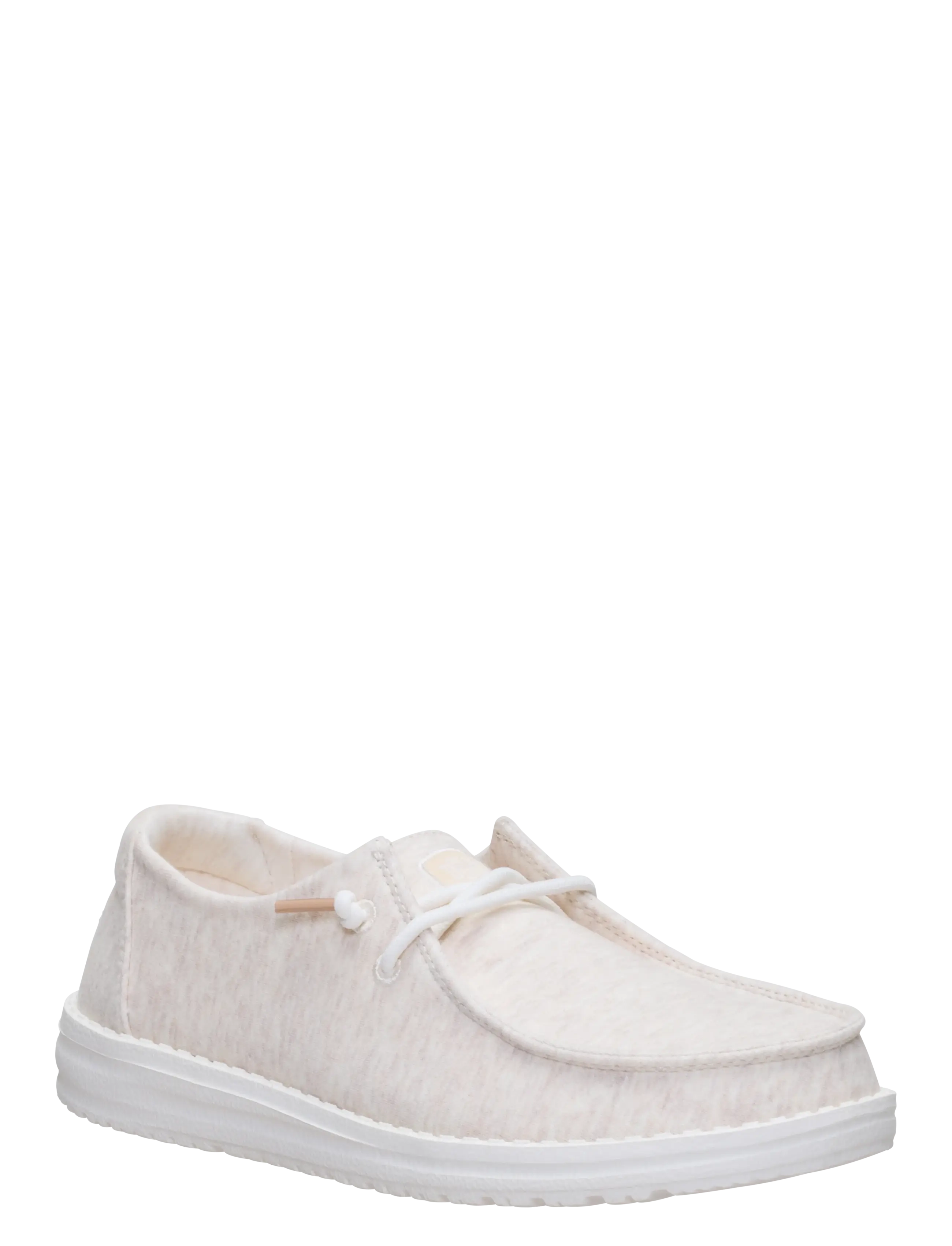 Hey Dude Wendy Stretch Jersey, Kvinder, Mokkasiner, Cream, Str: 41