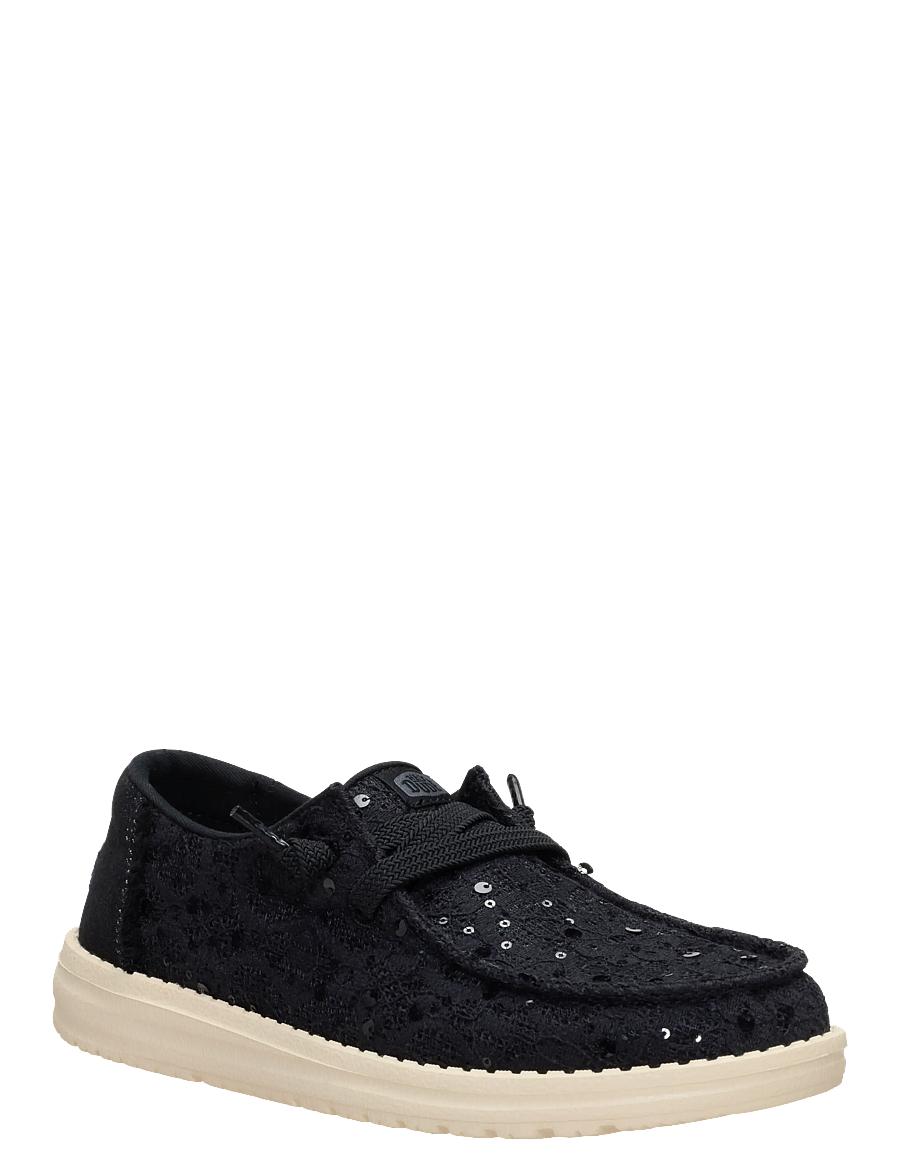 Hey Dude - WENDY SEQUIN - purjekingad - lace black - 0
