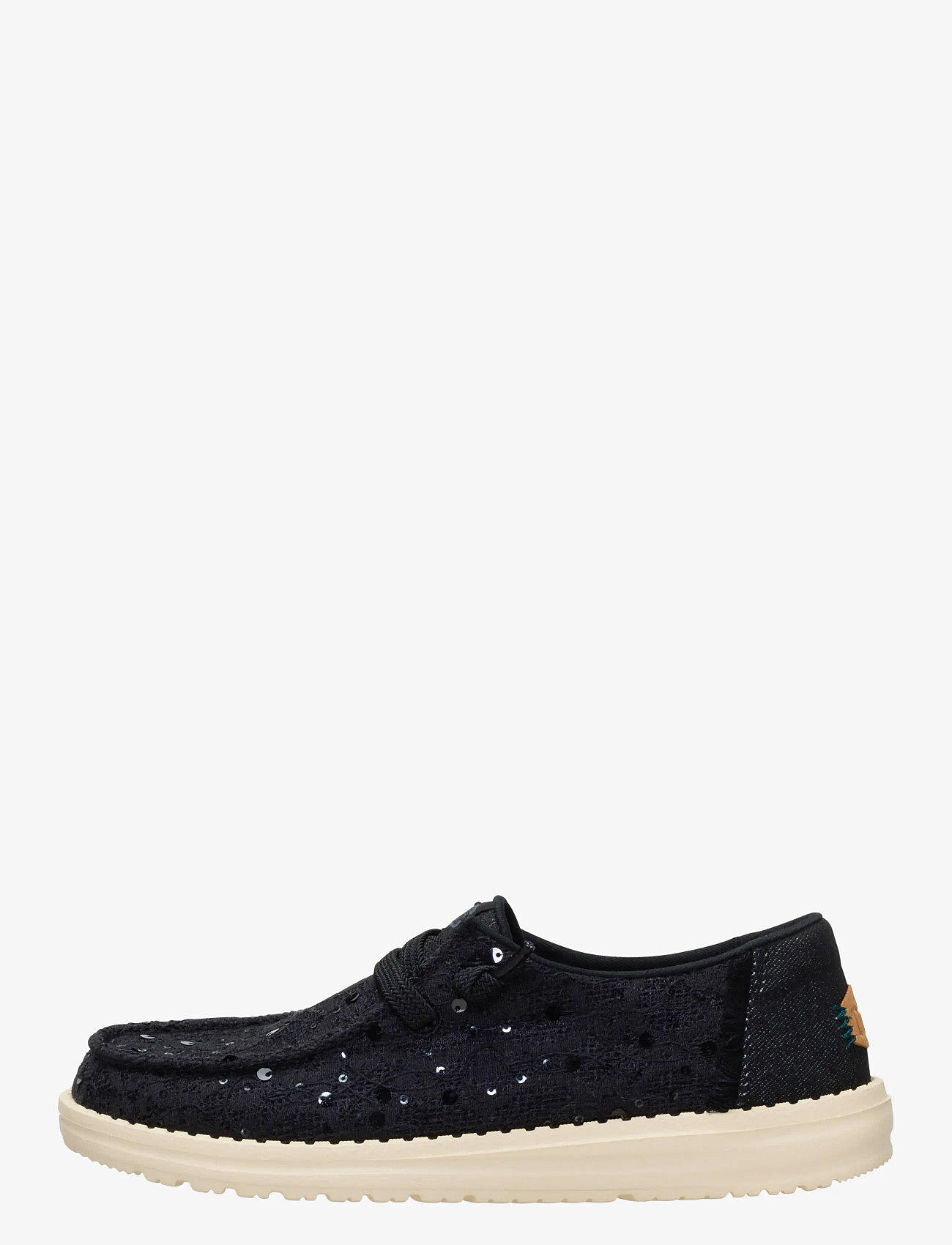 Hey Dude - WENDY SEQUIN - boat shoes - lace black - 2