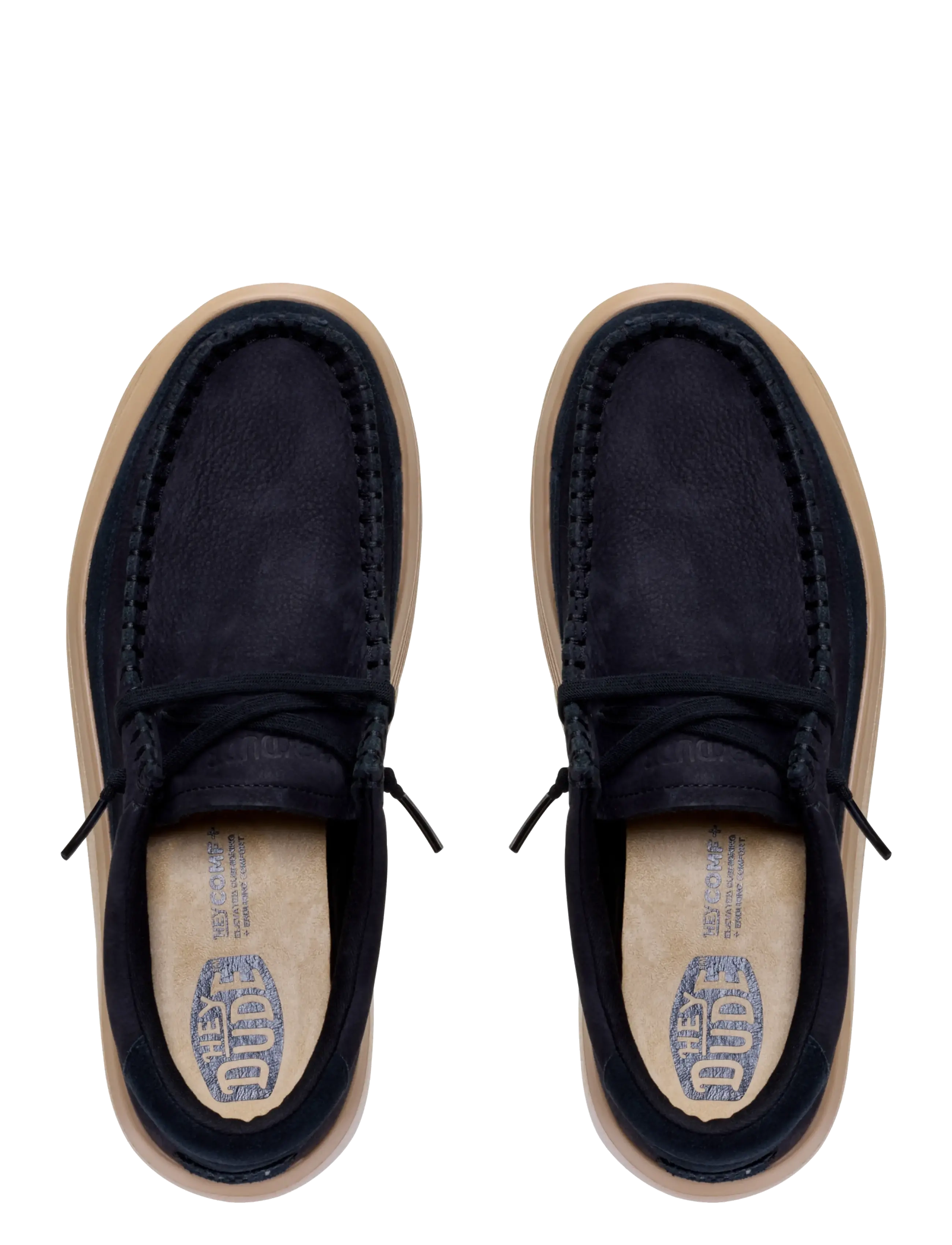 Hey Dude - Austin Edge Ox Nubuck - black - 1