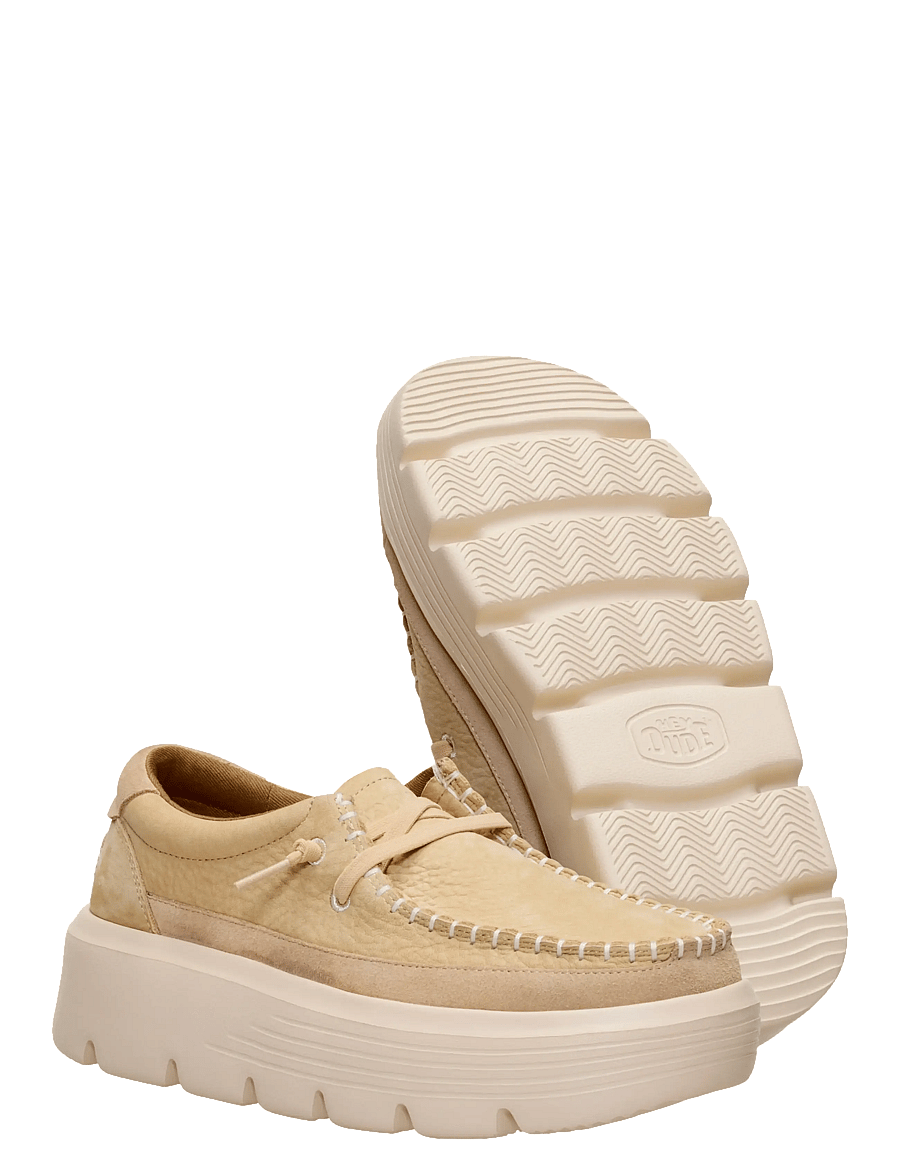 Hey Dude - Austin Edge Ox Nubuck - sejlersko - light tan - 2