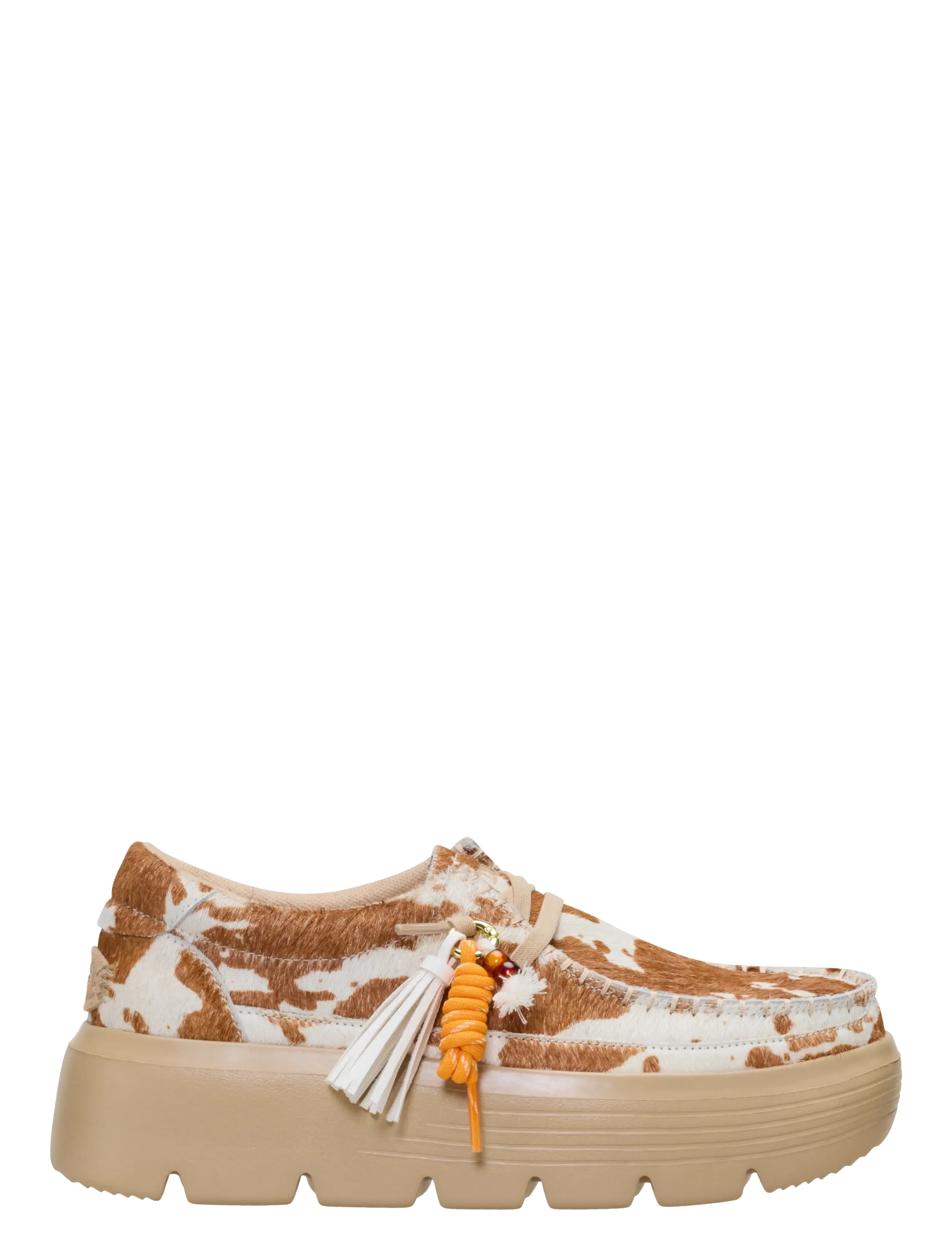 Hey Dude Austin Edge Ox Luxe - Platform sneakers - COGNAC/MULTI / brown