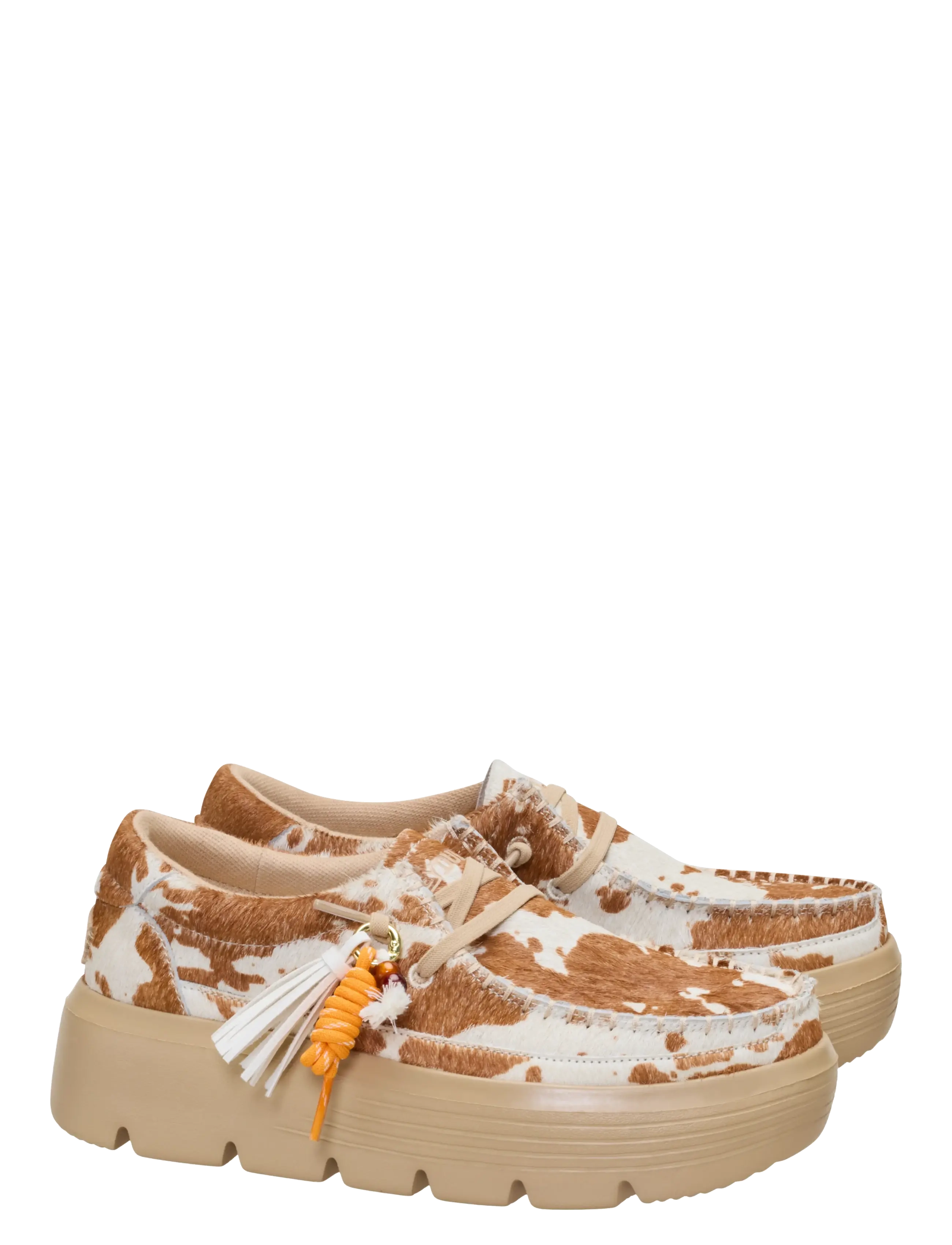 Hey Dude - Austin Edge Ox Luxe - platform sneakers - cognac/multi - 1