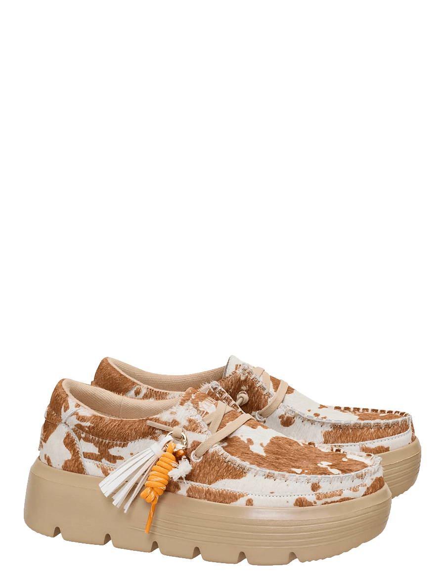 Hey Dude - Austin Edge Ox Luxe - platform sneakers - cognac/multi - 1