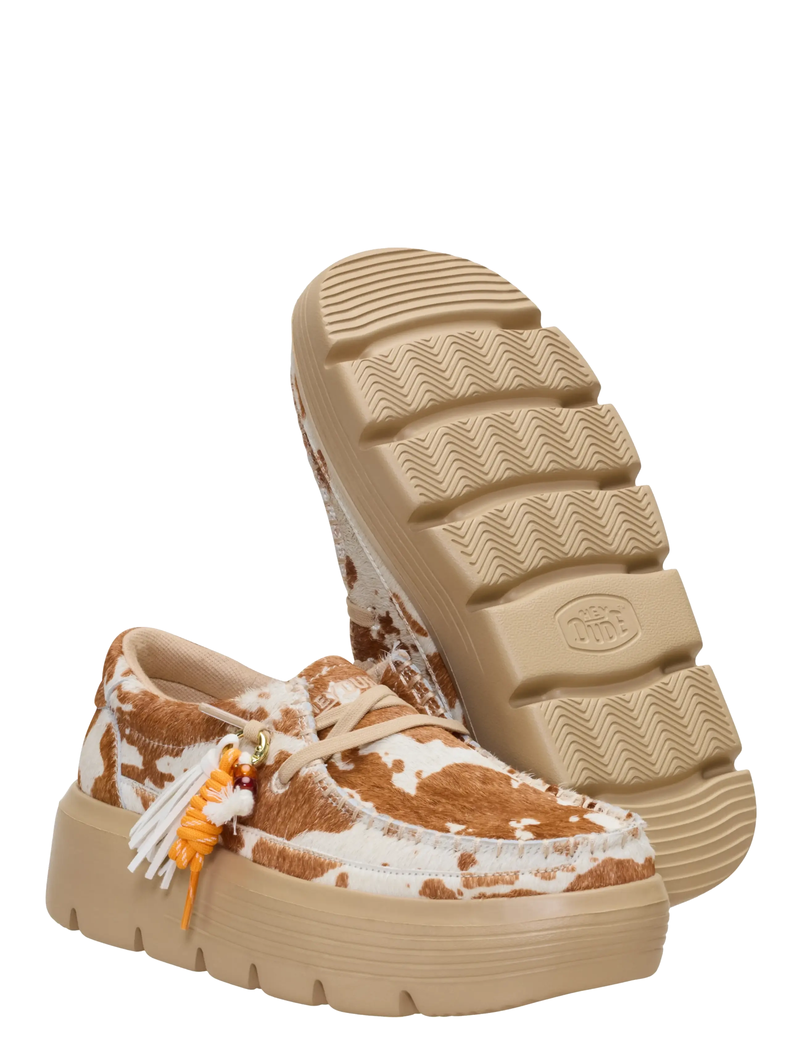 Hey Dude - Austin Edge Ox Luxe - platform sneakers - cognac/multi - 2