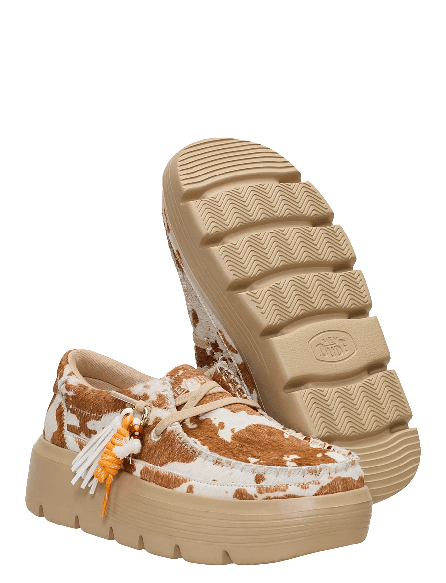 Hey Dude - Austin Edge Ox Luxe - platform sneakers - cognac/multi - 2