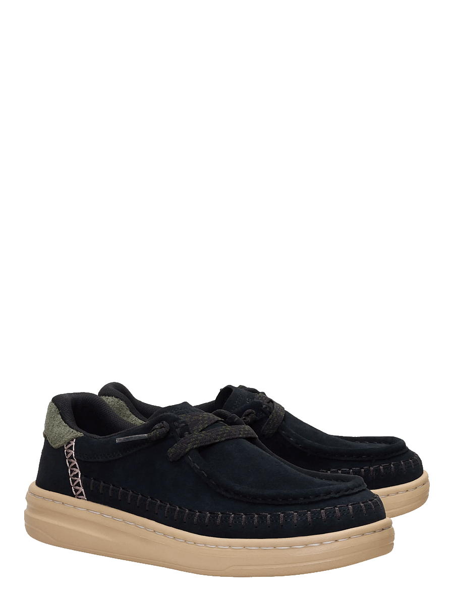 Hey Dude - Harper Moc Crafted Suede - mode trends - black - 1