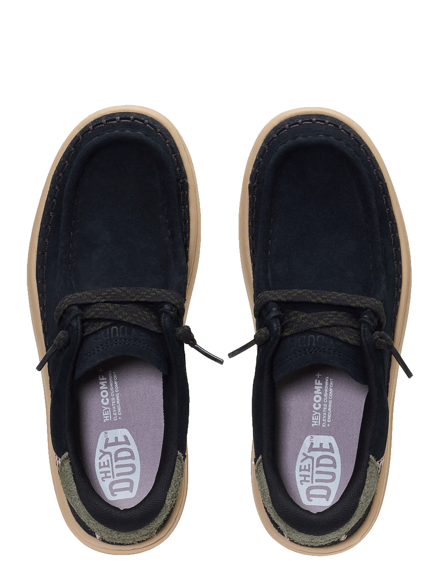 Hey Dude - Harper Moc Crafted Suede - mode trends - black - 2