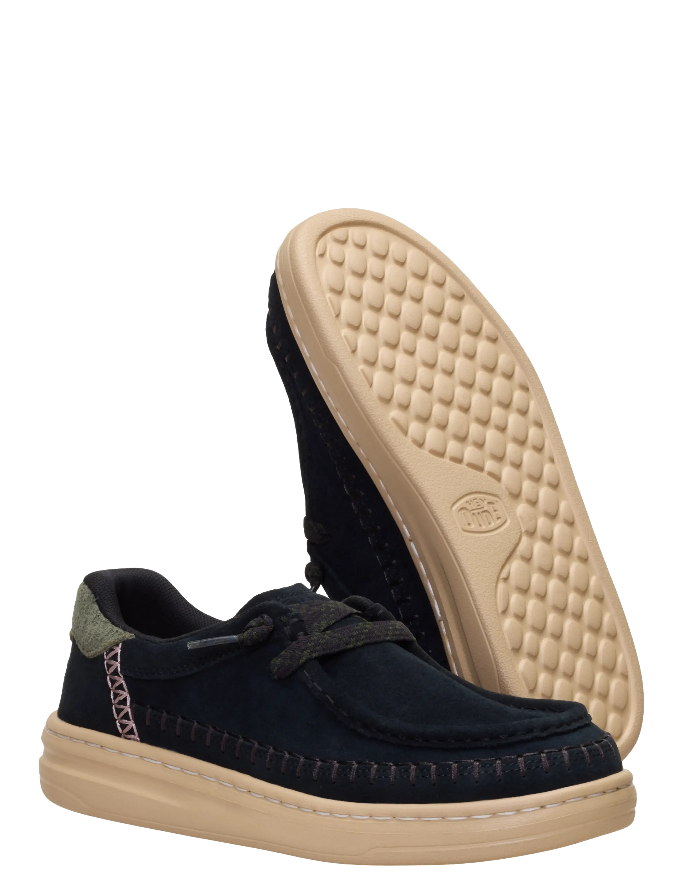 Hey Dude - Harper Moc Crafted Suede - mode trends - black - 3