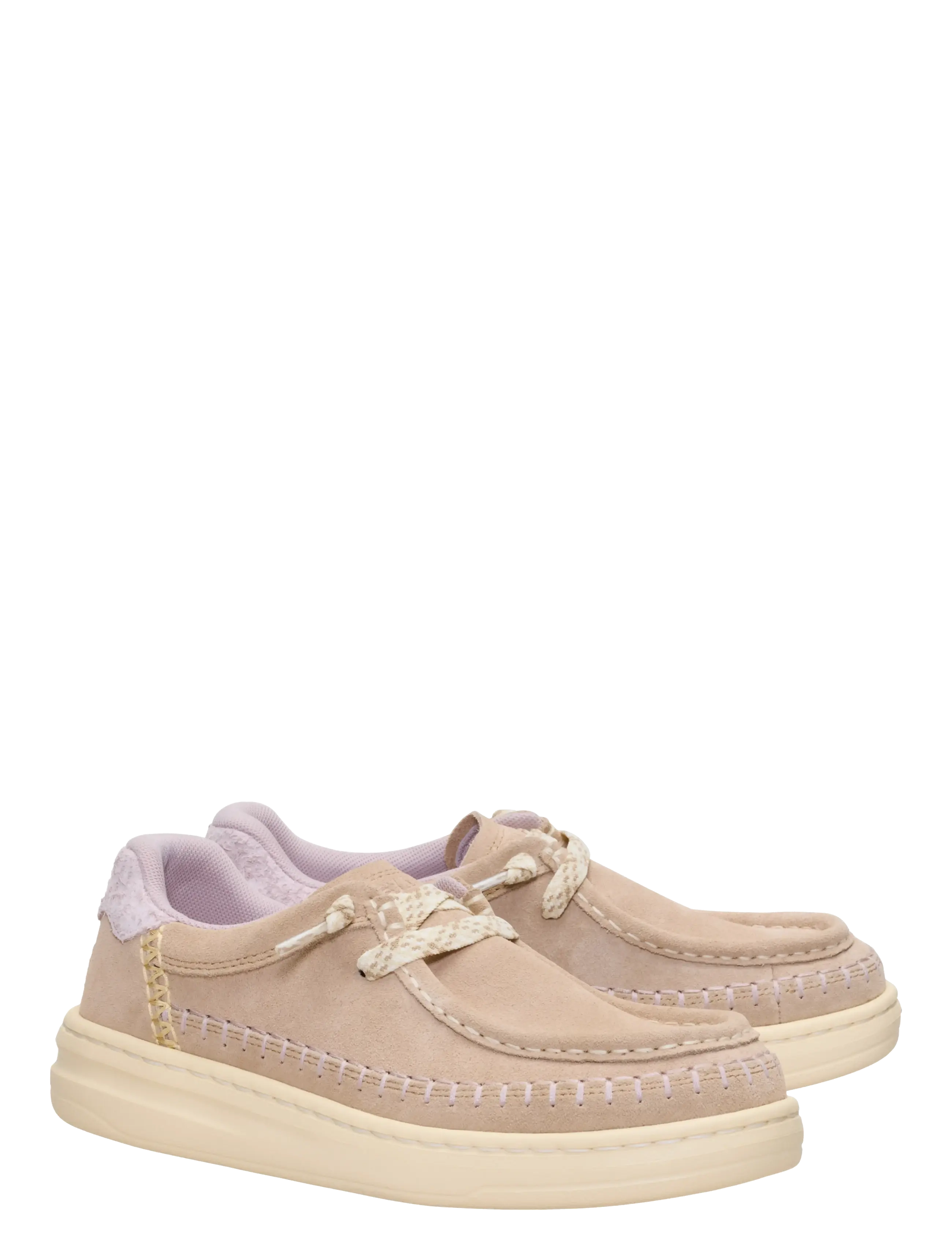 Hey Dude - Harper Moc Crafted Suede - madala säärega tossud - sesame - 1