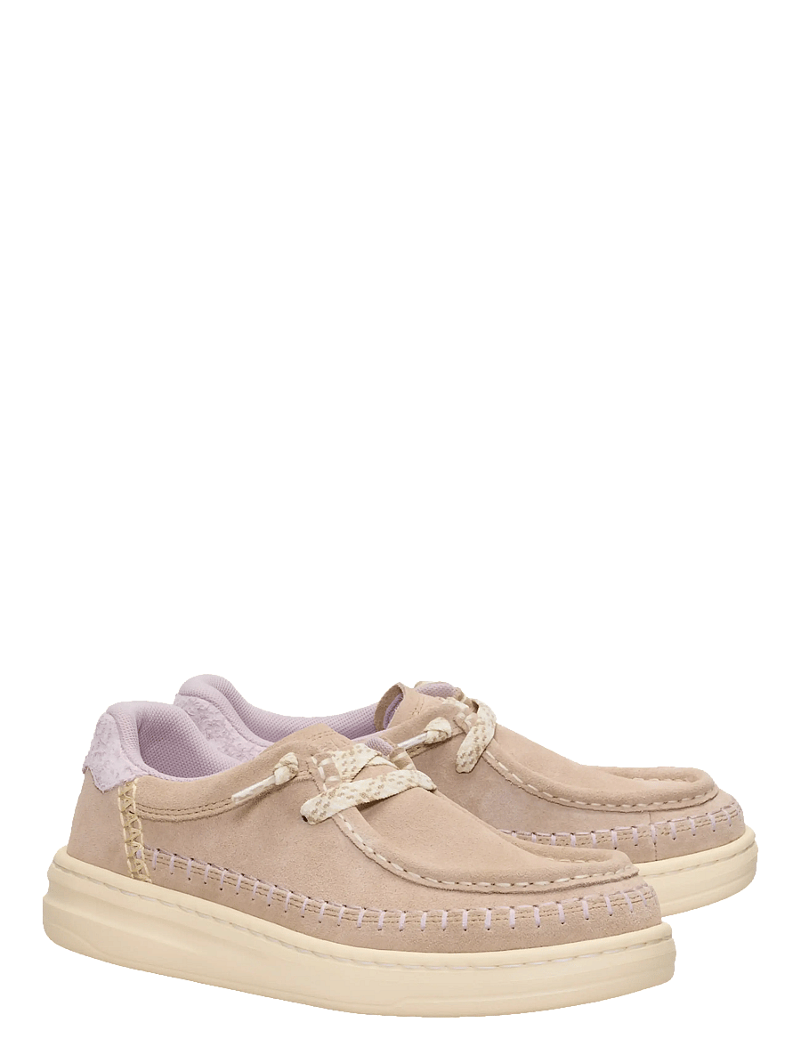 Hey Dude - Harper Moc Crafted Suede - madala säärega tossud - sesame - 1
