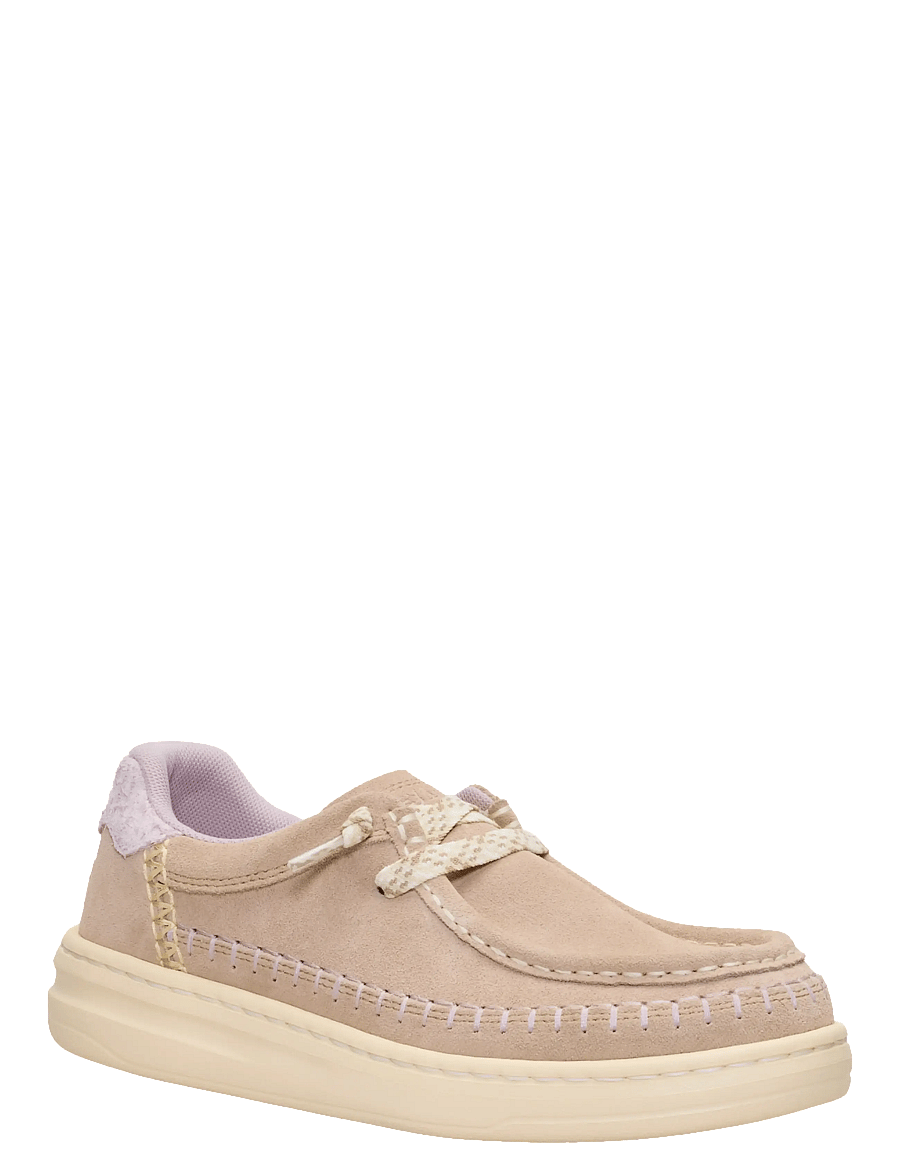 Hey Dude - Harper Moc Crafted Suede - madala säärega tossud - sesame - 4