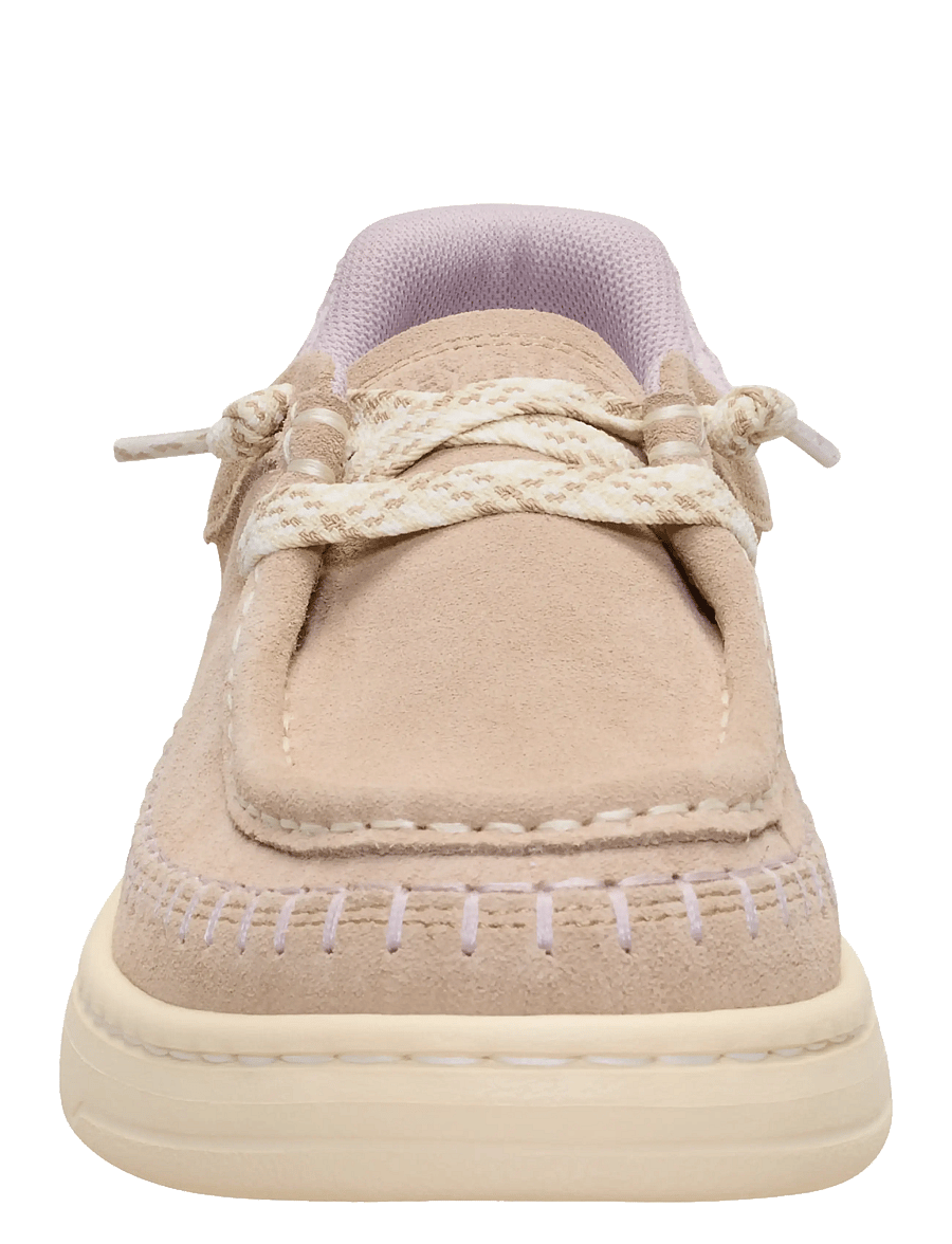 Hey Dude - Harper Moc Crafted Suede - madala säärega tossud - sesame - 5