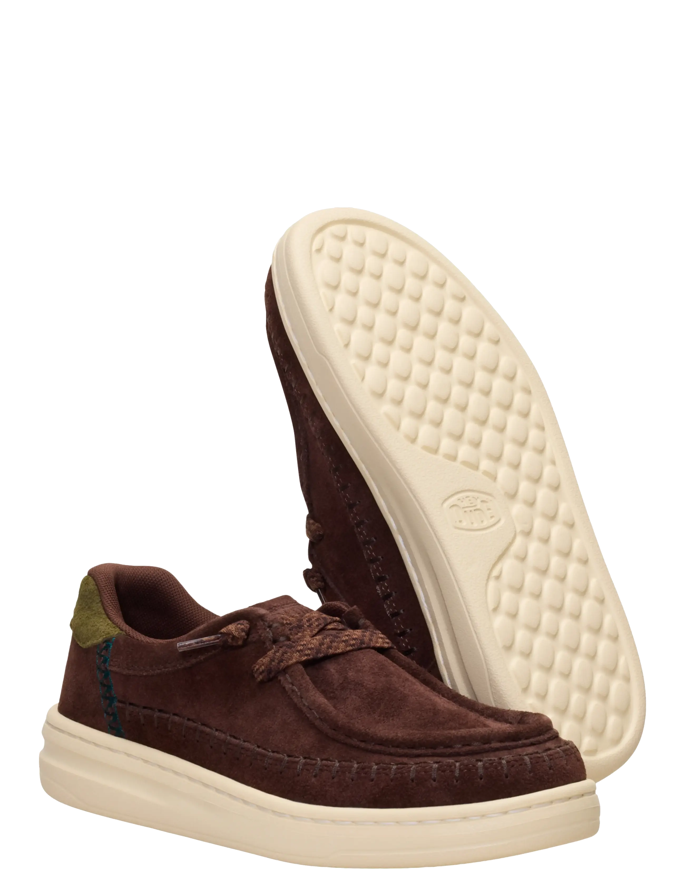 Hey Dude - Harper Moc Crafted Suede - madala säärega tossud - shaved chocolate - 3