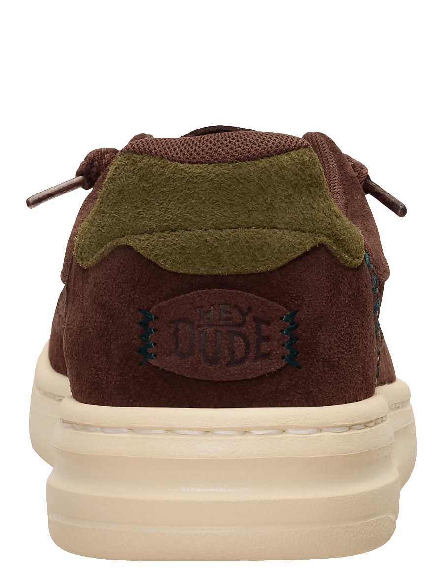 Hey Dude - Harper Moc Crafted Suede - madala säärega tossud - shaved chocolate - 5