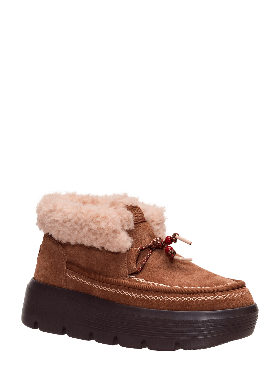 Hey Dude - Austin Edge Lounge Suede - teddy-stiefel - cognac - 3