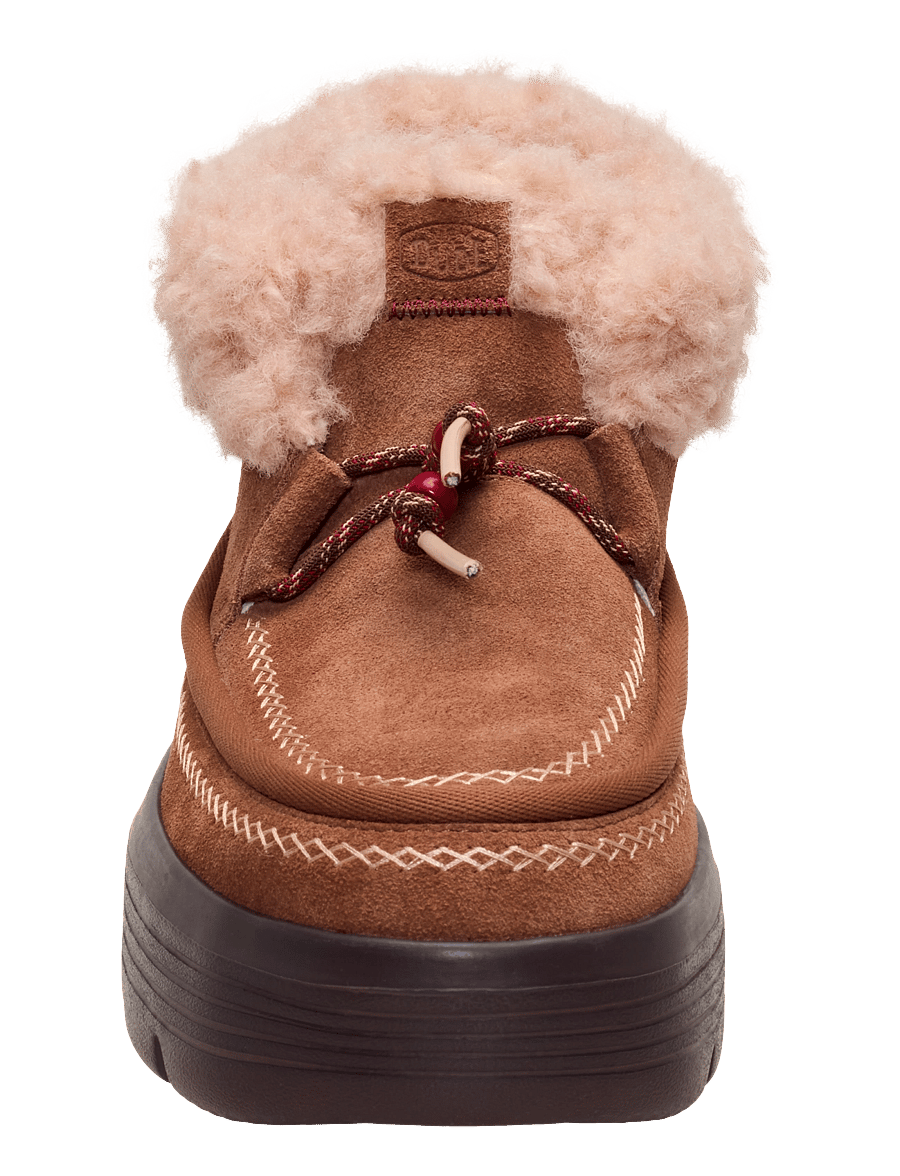 Hey Dude - Austin Edge Lounge Suede - teddy-stiefel - cognac - 4