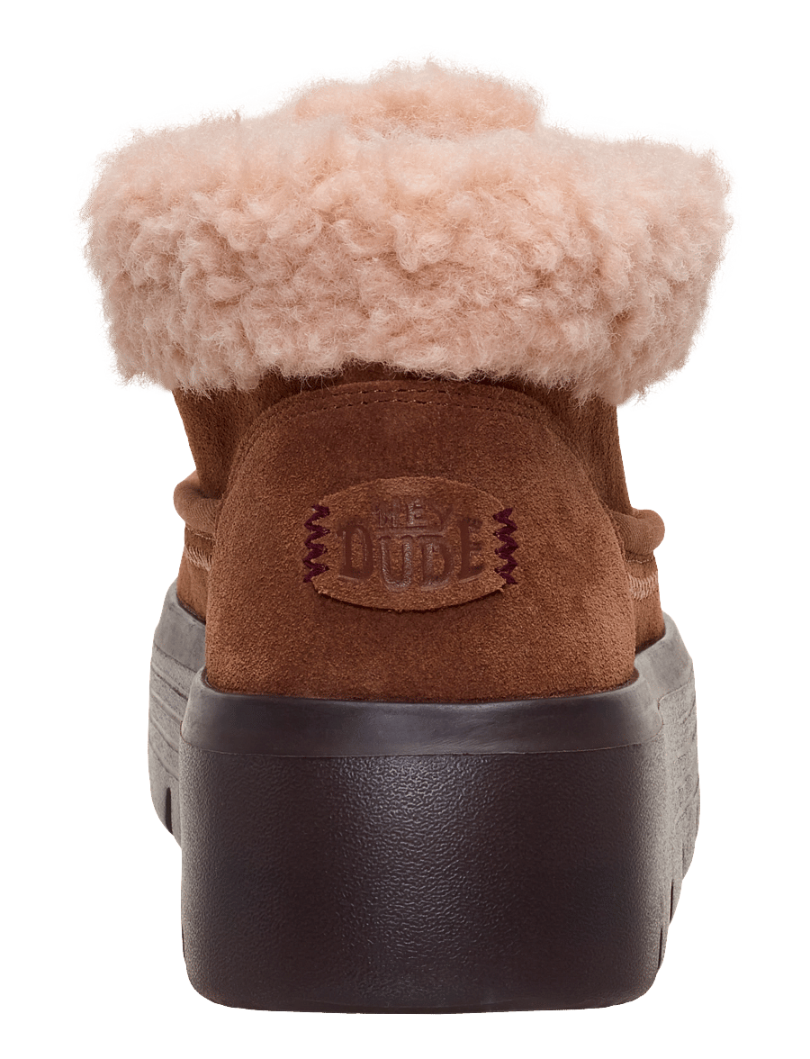 Hey Dude - Austin Edge Lounge Suede - teddy-stiefel - cognac - 5