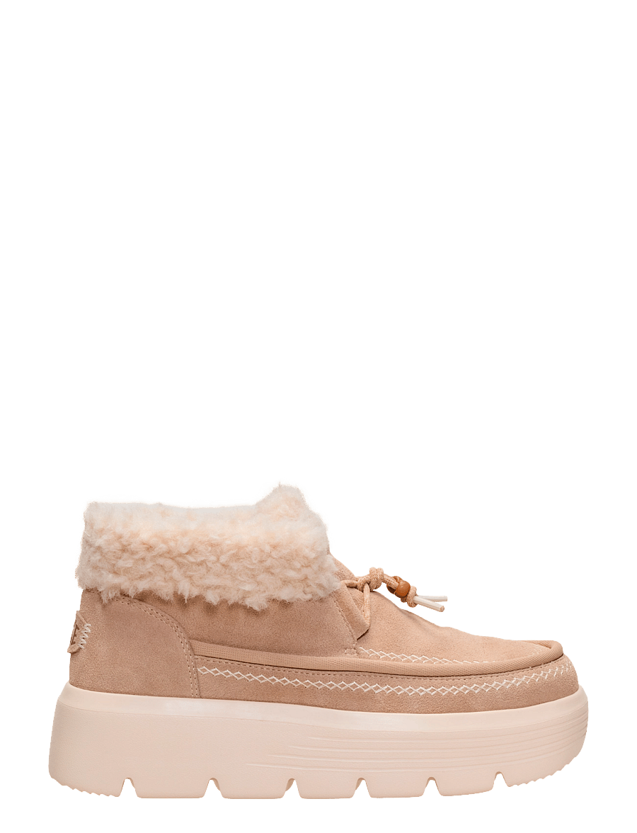 Hey Dude - Austin Edge Lounge Suede - bamsestøvler - sesame - 0