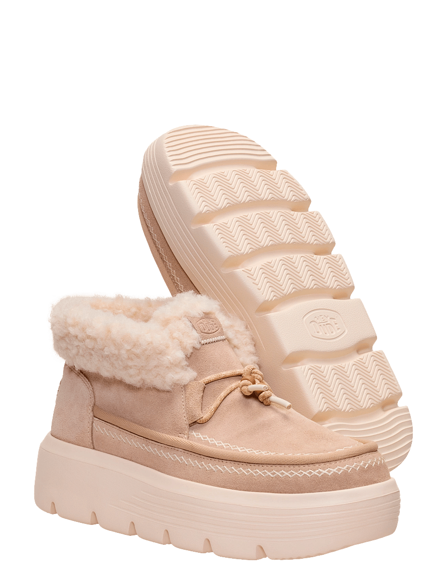 Hey Dude - Austin Edge Lounge Suede - bamsestøvler - sesame - 2