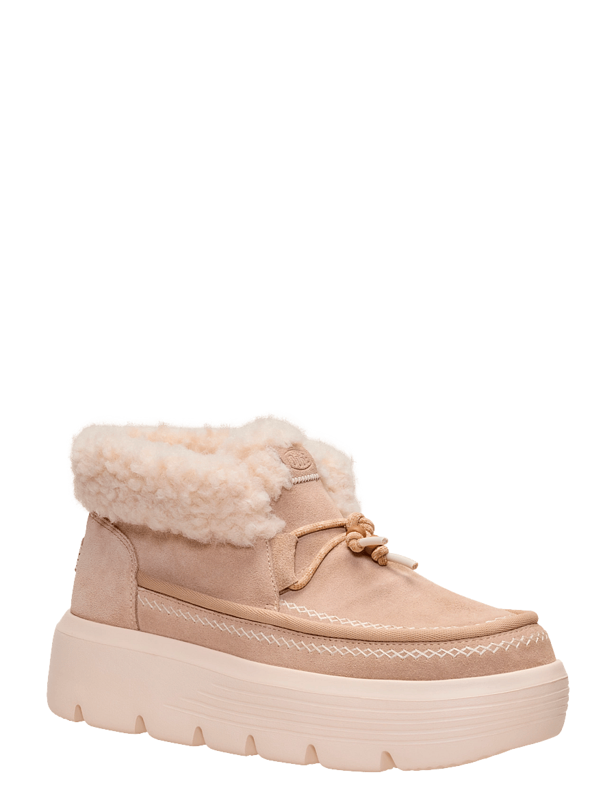 Hey Dude - Austin Edge Lounge Suede - bamsestøvler - sesame - 3