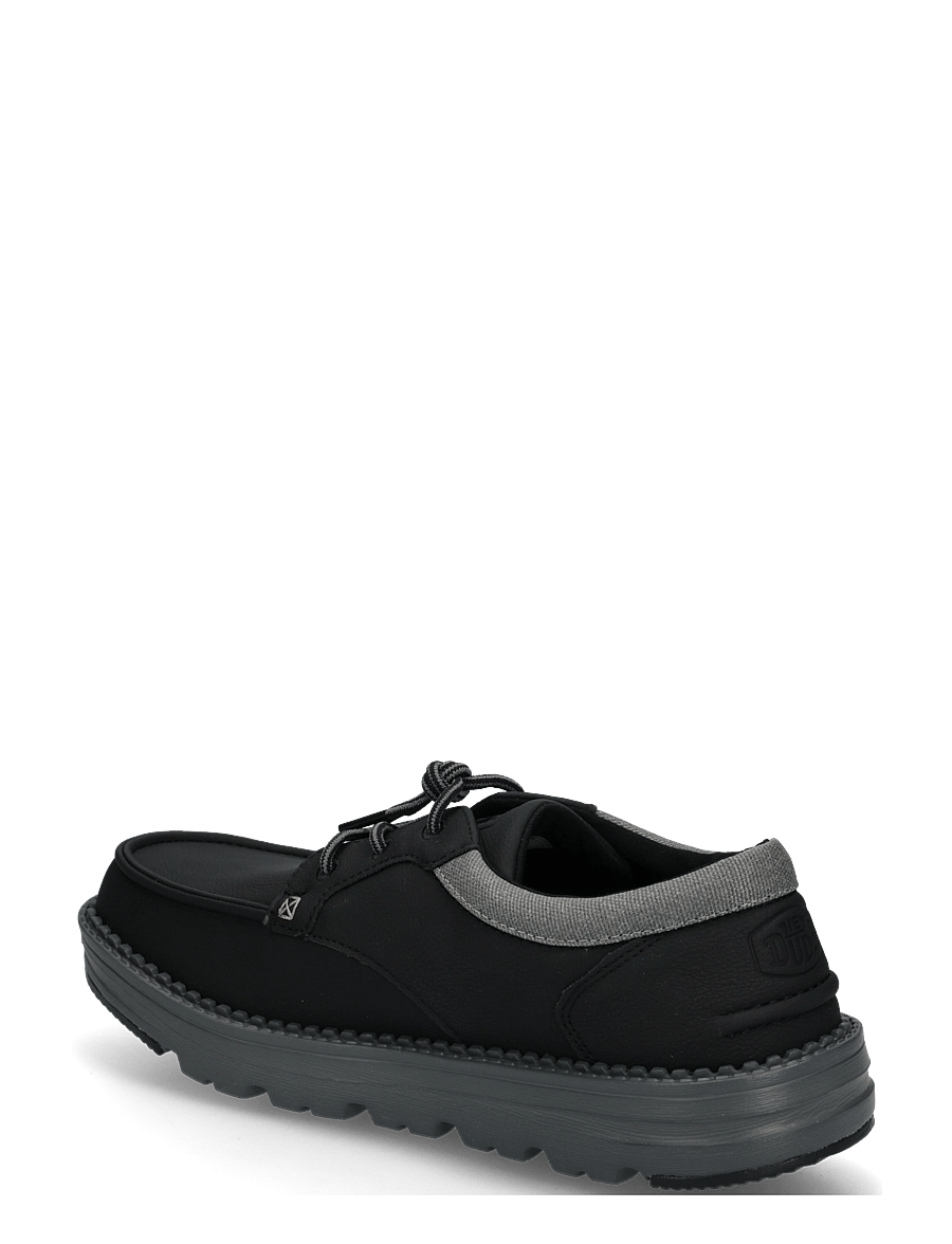 Hey Dude - FLINT MOC CLASSIC - moc toe skor - black/lava smoke - 1