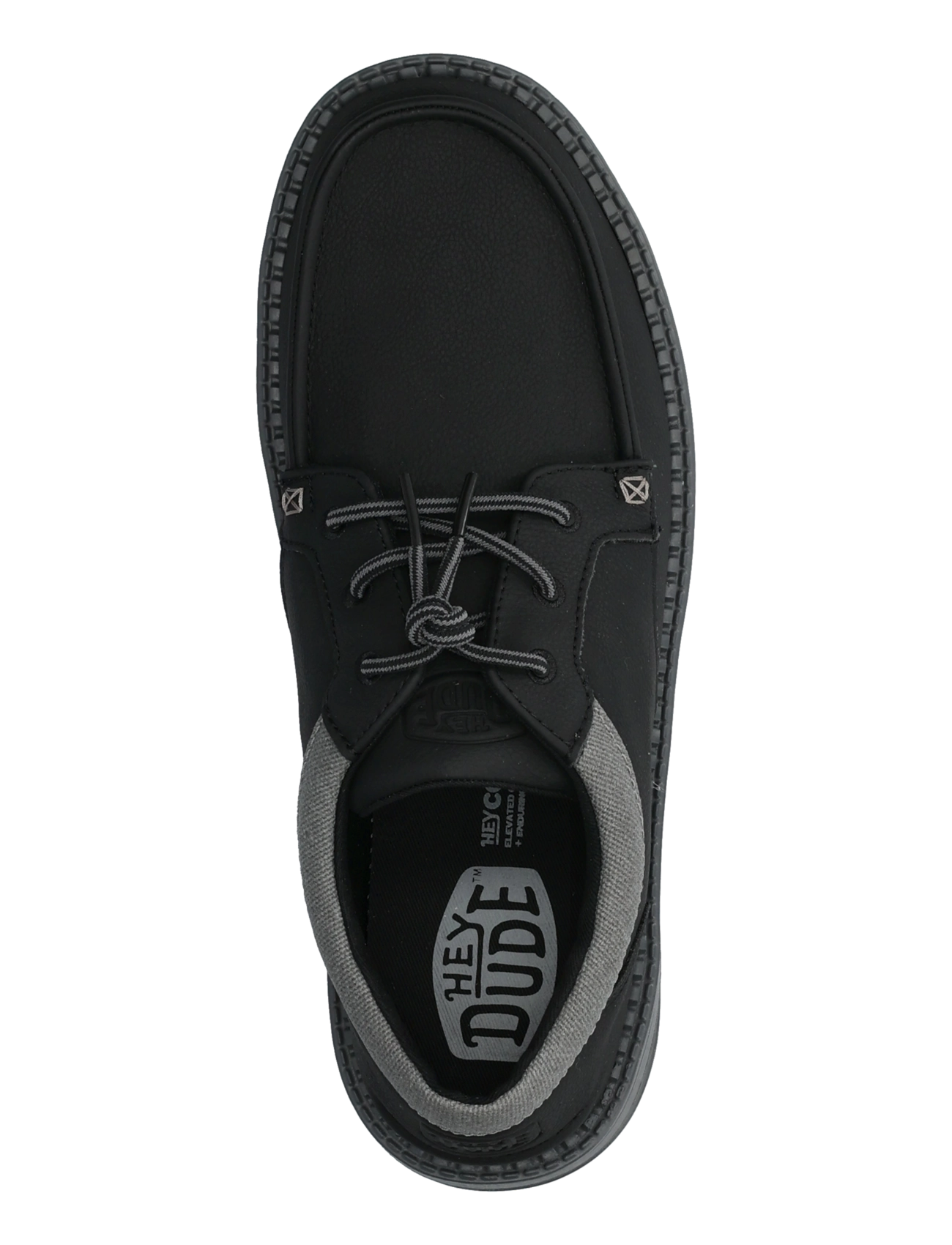 Hey Dude - FLINT MOC CLASSIC - moc toe skor - black/lava smoke - 3