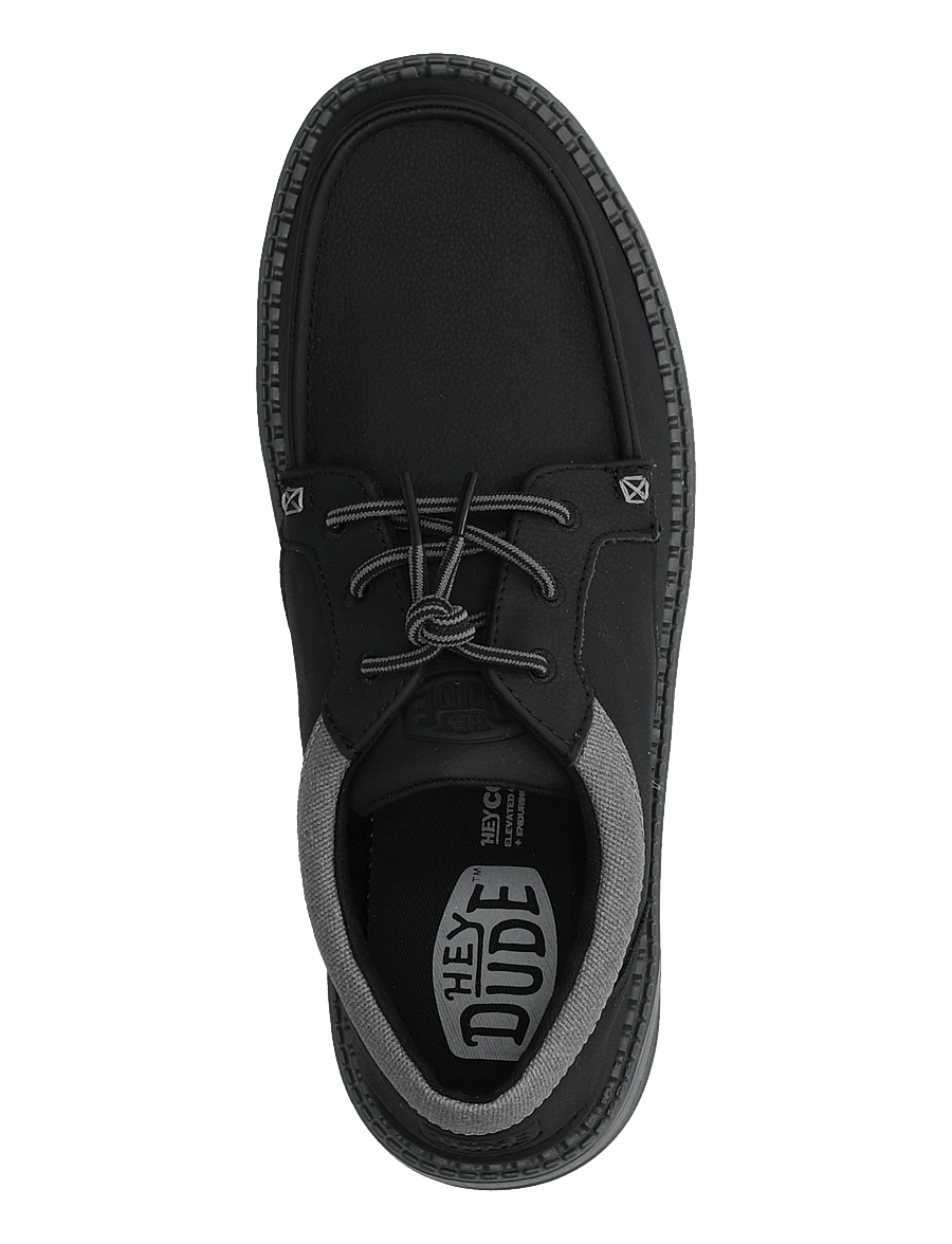 Hey Dude - FLINT MOC CLASSIC - moc toe skor - black/lava smoke - 3
