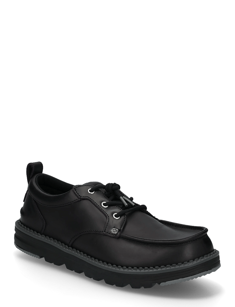 Hey Dude - FLINT MOC LEATHER - collections - black/poppy seed - 0