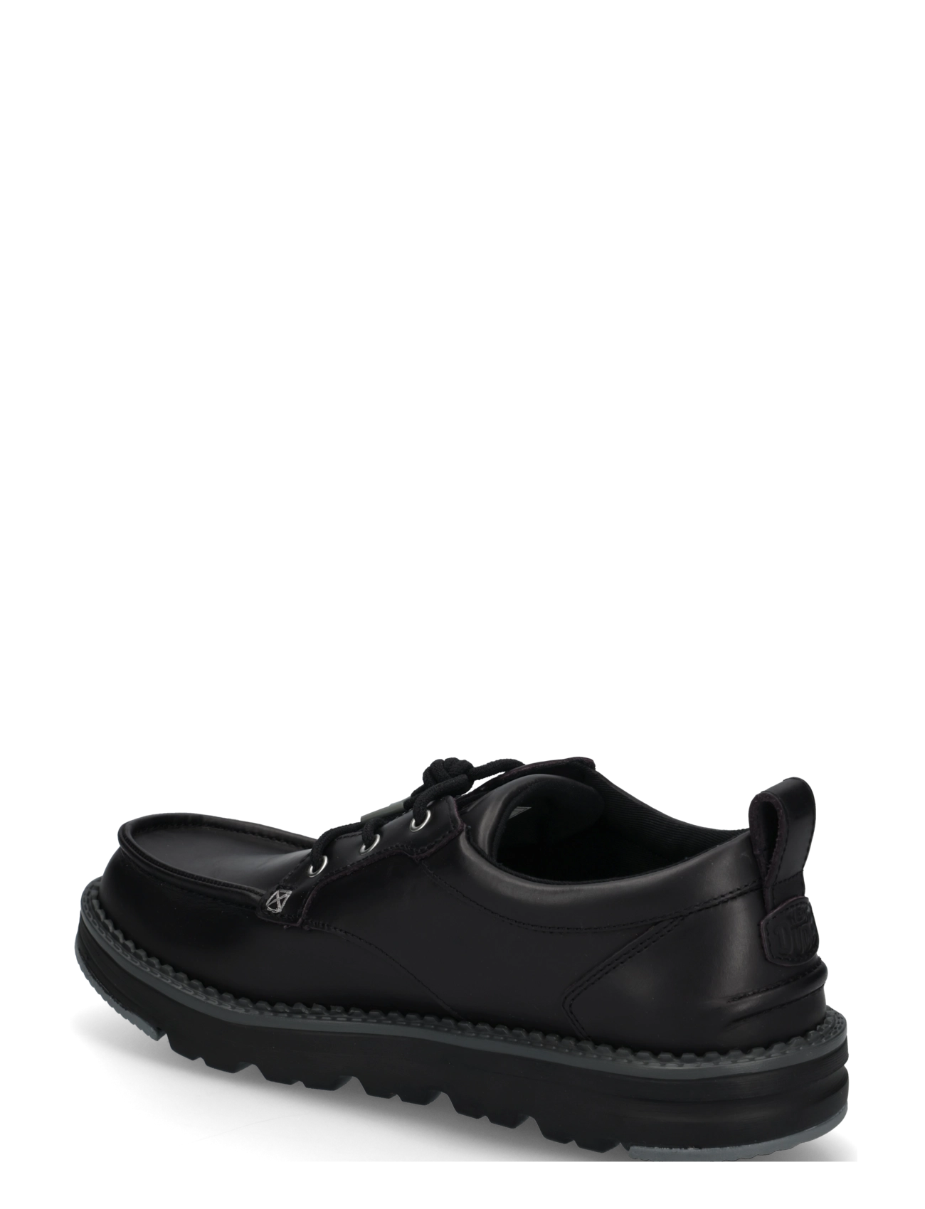 Hey Dude - FLINT MOC LEATHER - loafer - black/poppy seed - 1
