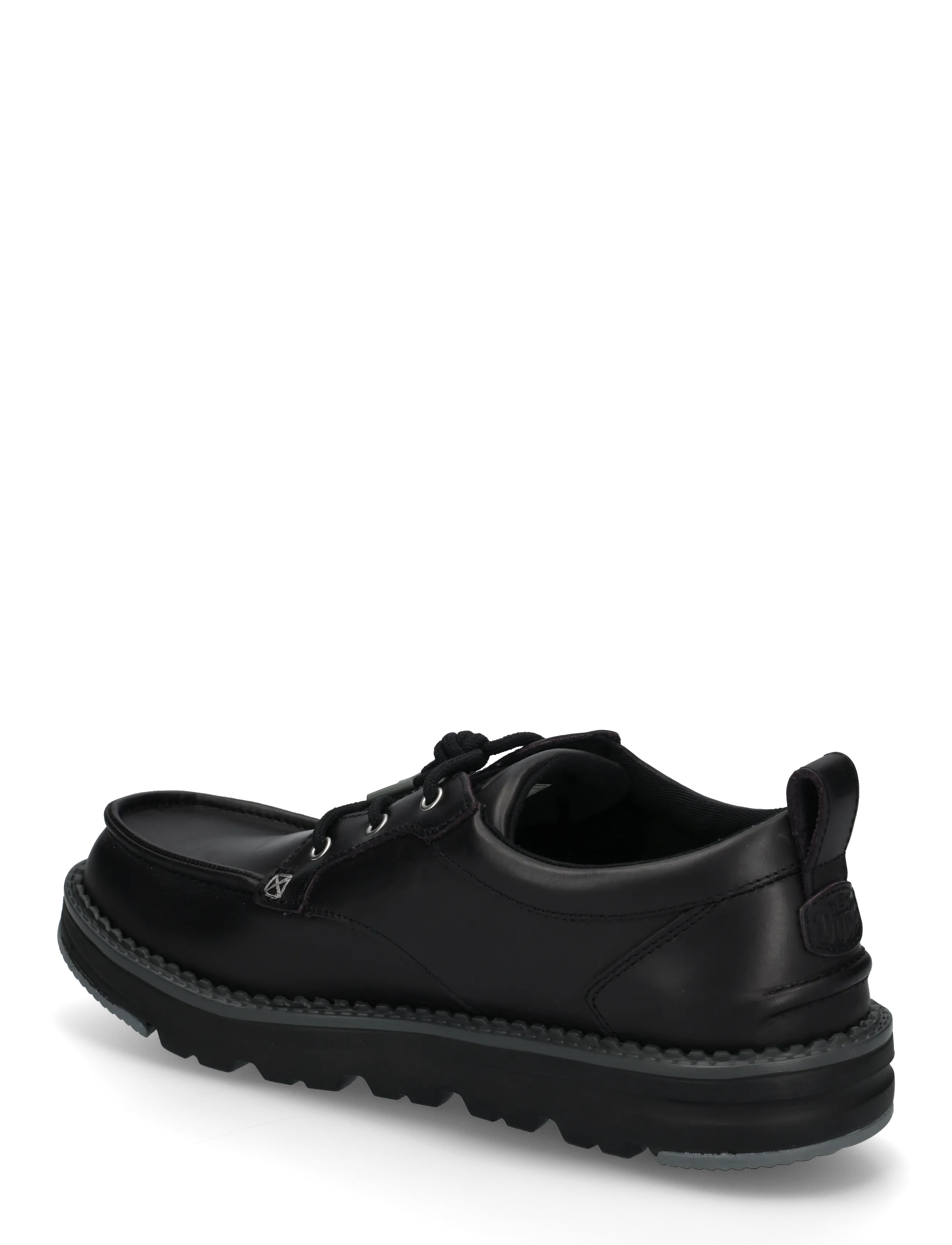 Hey Dude - FLINT MOC LEATHER - collections - black/poppy seed - 1
