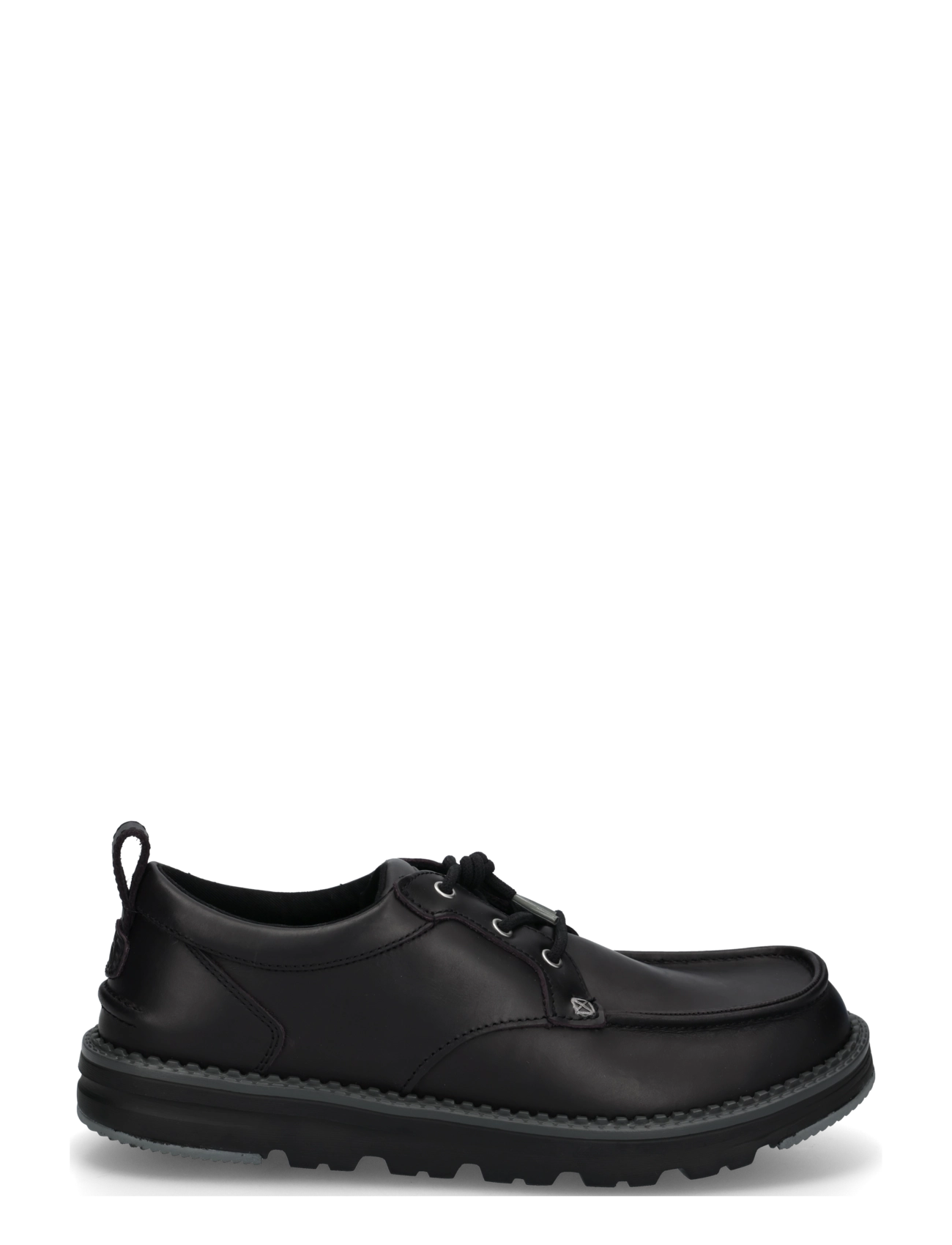 Hey Dude - FLINT MOC LEATHER - loafer - black/poppy seed - 2