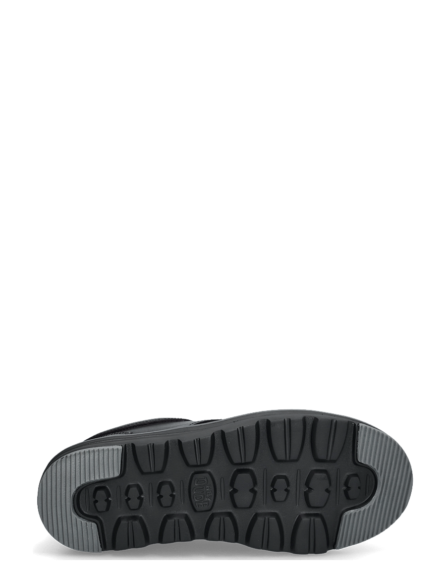 Hey Dude - FLINT MOC LEATHER - loafer - black/poppy seed - 4
