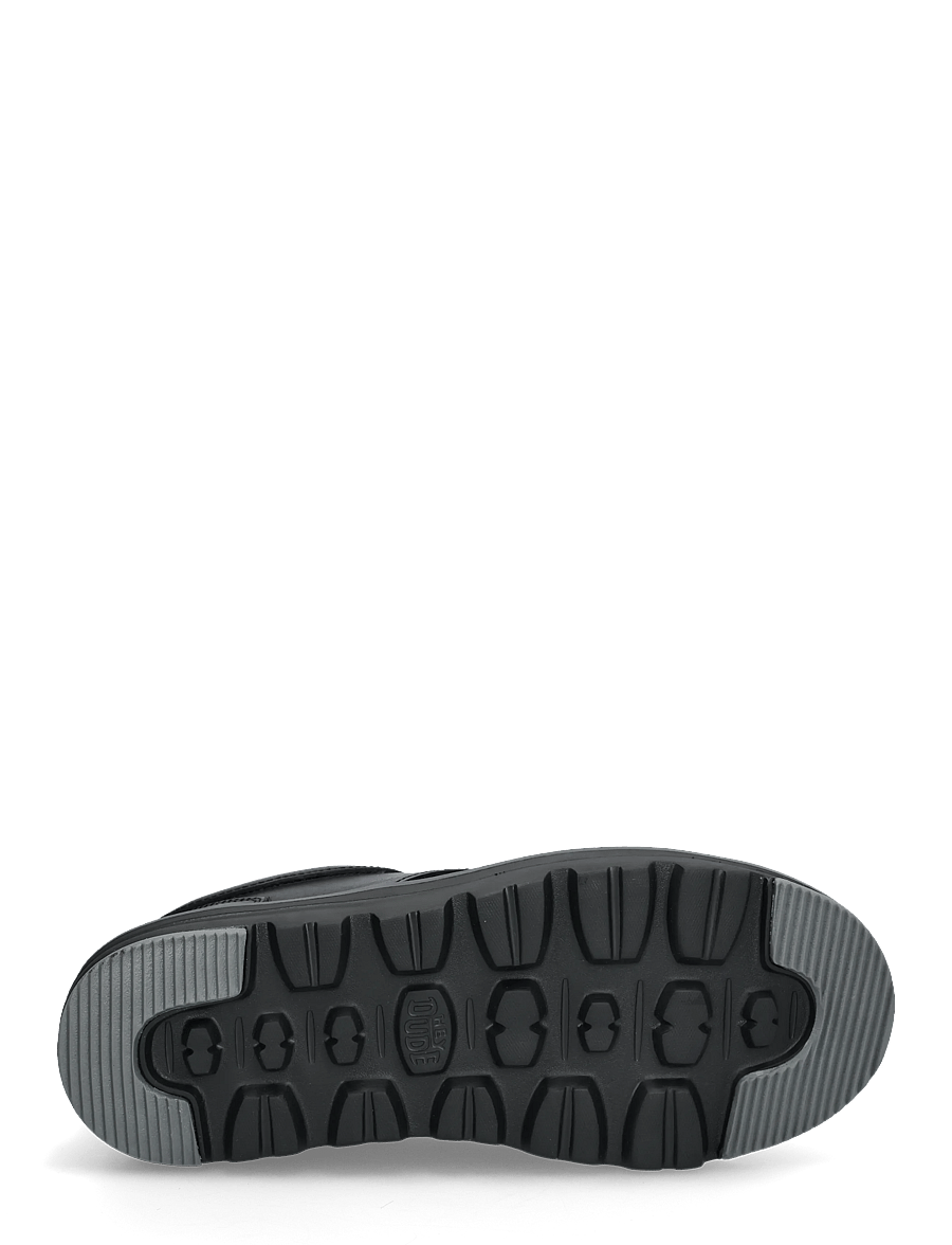 Hey Dude - FLINT MOC LEATHER - collections - black/poppy seed - 4
